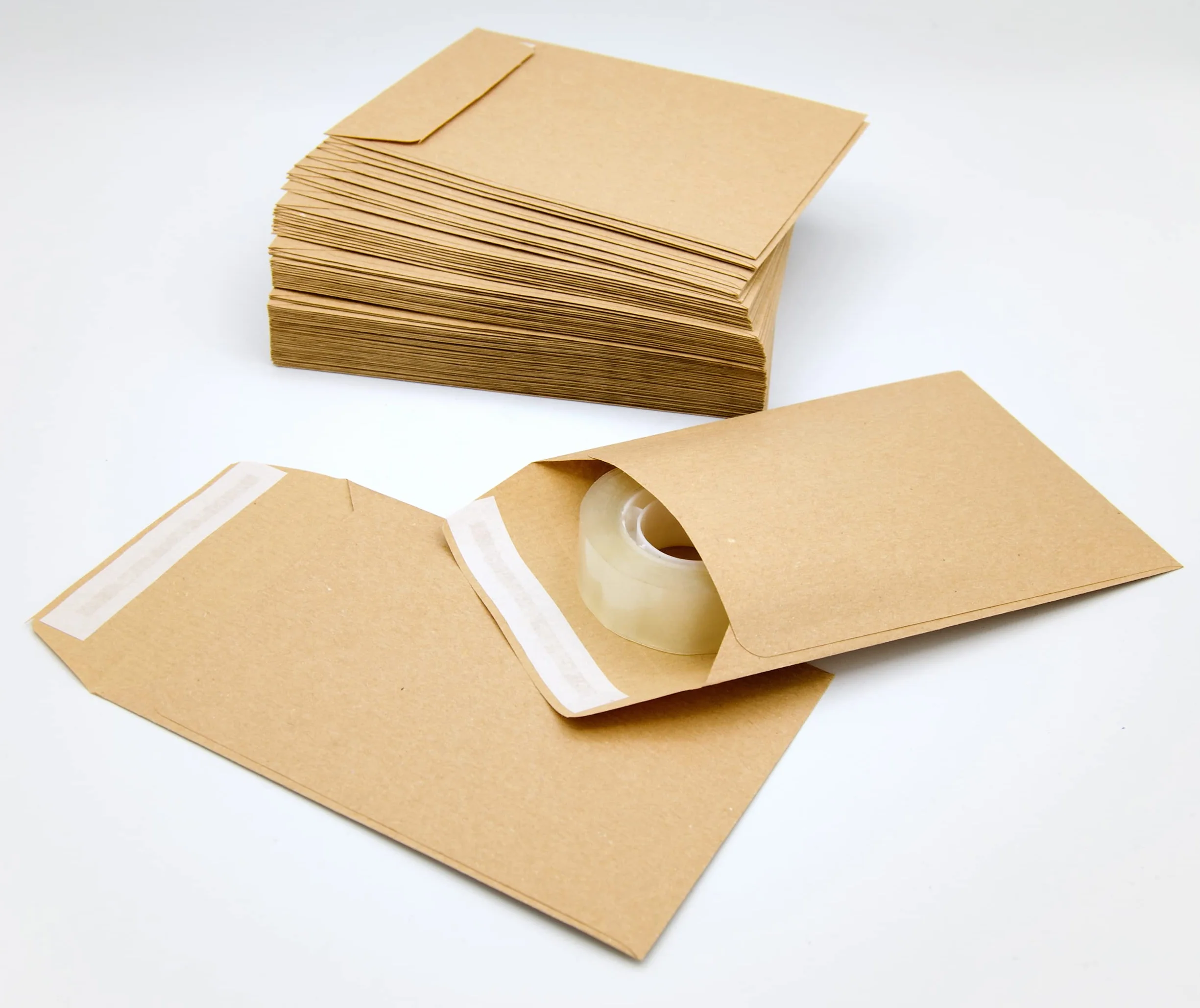 M-Office Sobres de papel kraft 100 x 145 mm para invitaciones o bolsas de regalo (100 unidades)