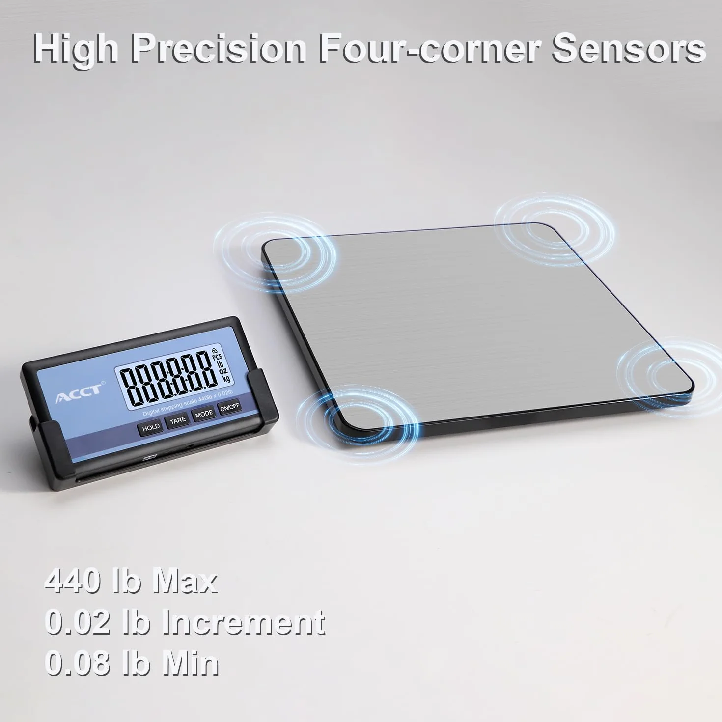 Balanza Digital para Envíos 440lb 10g Alta Precisión Postal Scale