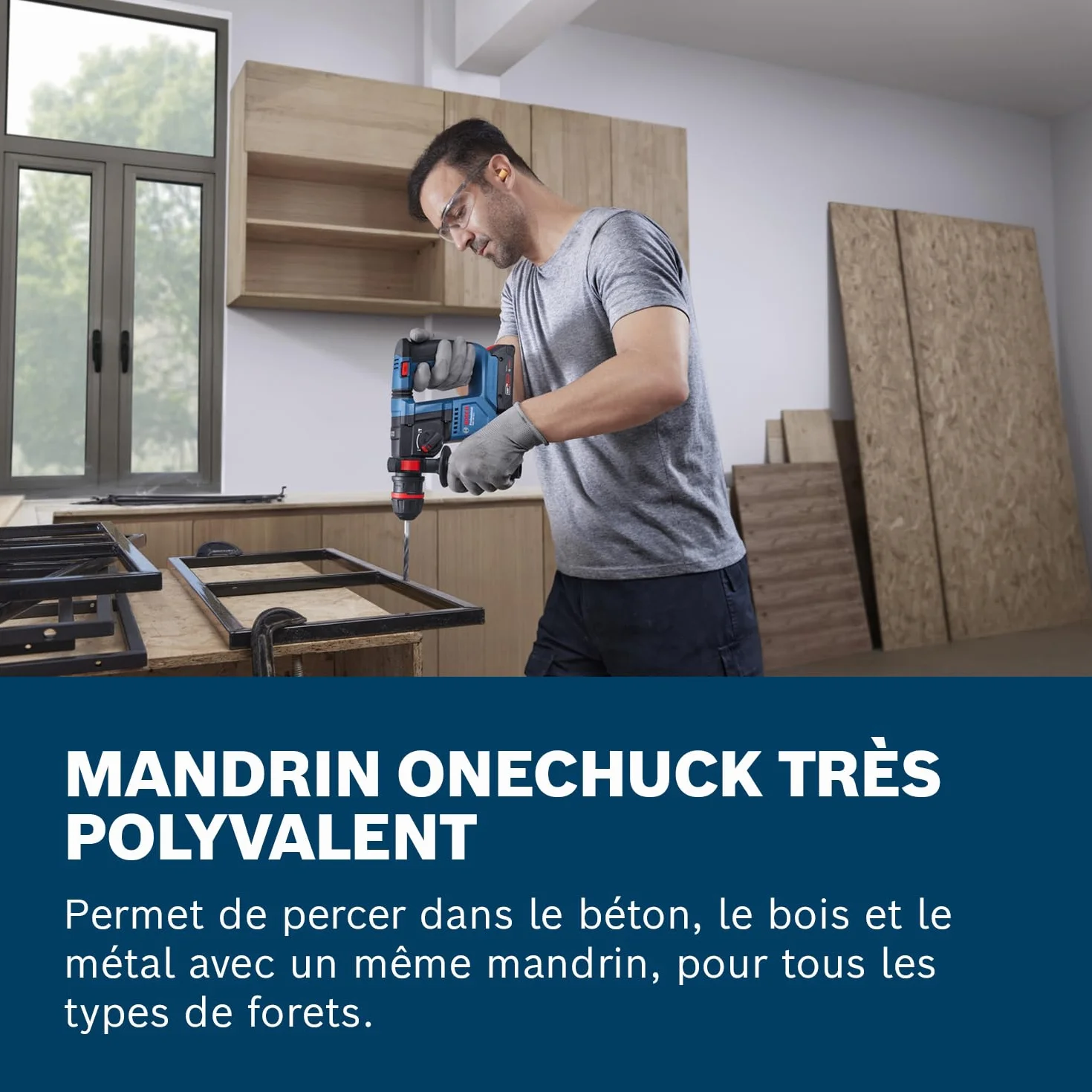 Bosch Professional 18V System martillo perforador a batería GBH 18V-18 X (ONECHUCK)