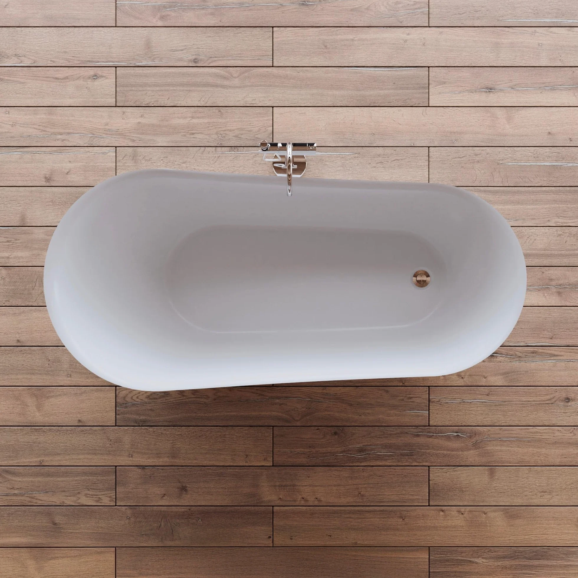 SPALINA Jazz - Bañera exenta Rectangular L. 170 x l. 78 cm