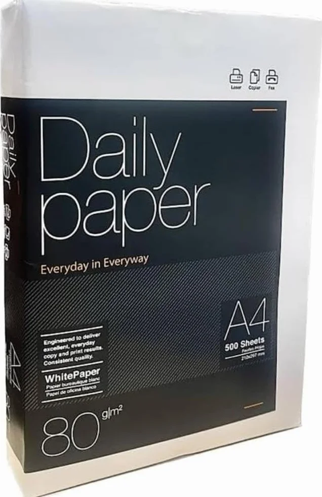 Papel A4 80gr Premium 500 Hojas Blanco para Impresora Multifunción Oficina Escolar