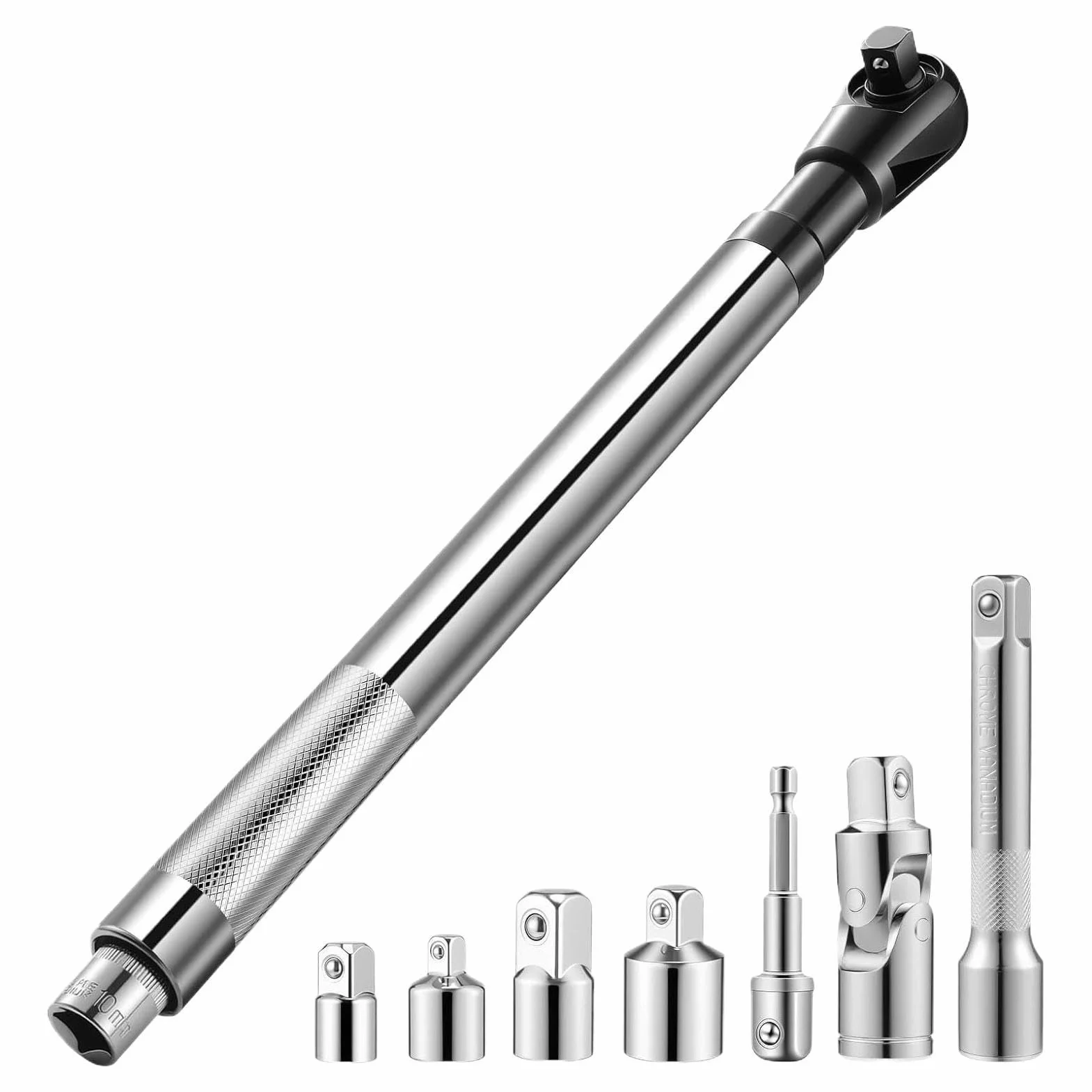 Genérico Llaves De Carraca Llave antideslizante de trabajo pesado | Llave de Trinquete Para Electrónica, Manualidades, Bicicletas, Fontanería