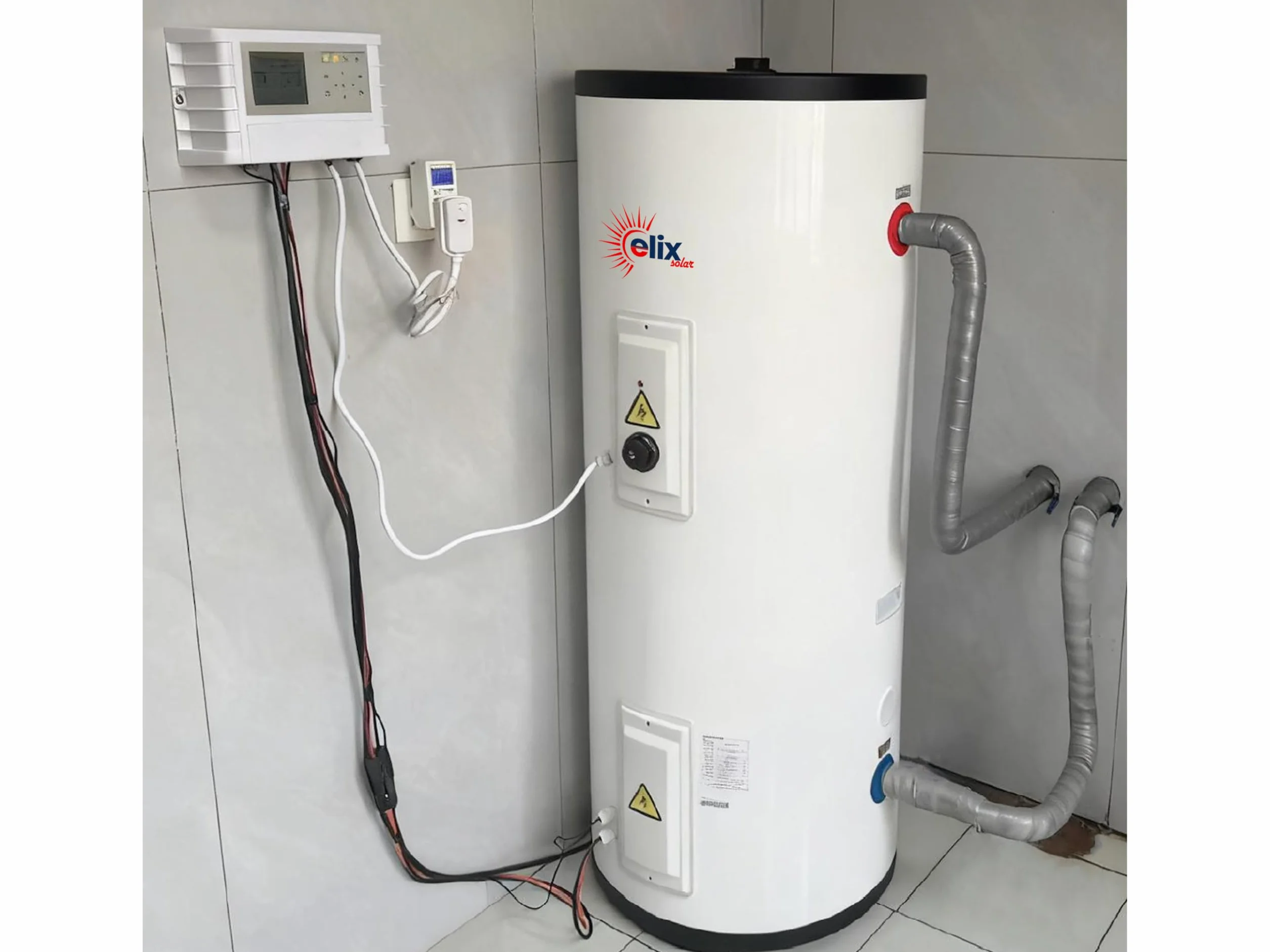 Calentador de Agua Solar Elix PV Termo Eléctrico con MPPT, 200L, DC1500W