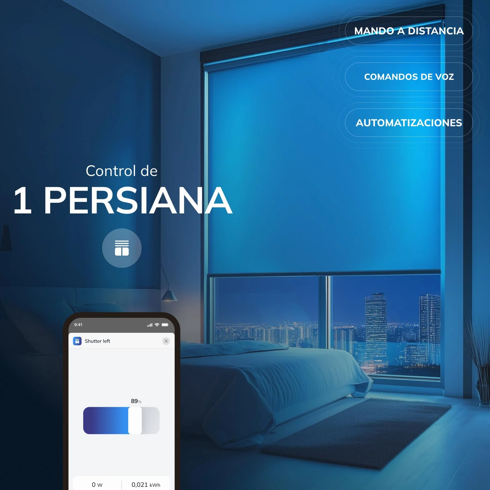 Interruptor inteligente WiFi Freedompro para 1 persiana enrollable, módulo de relé MINI compatible con Matter, Apple HomeKit, Alexa y Google Home, 110-240 V y 14 A, Caja Empotrada
