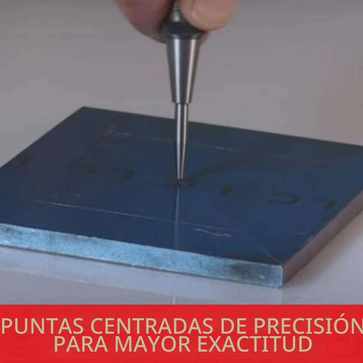 Starrett 50485 - Centro Punzón Con Vástago Redondo