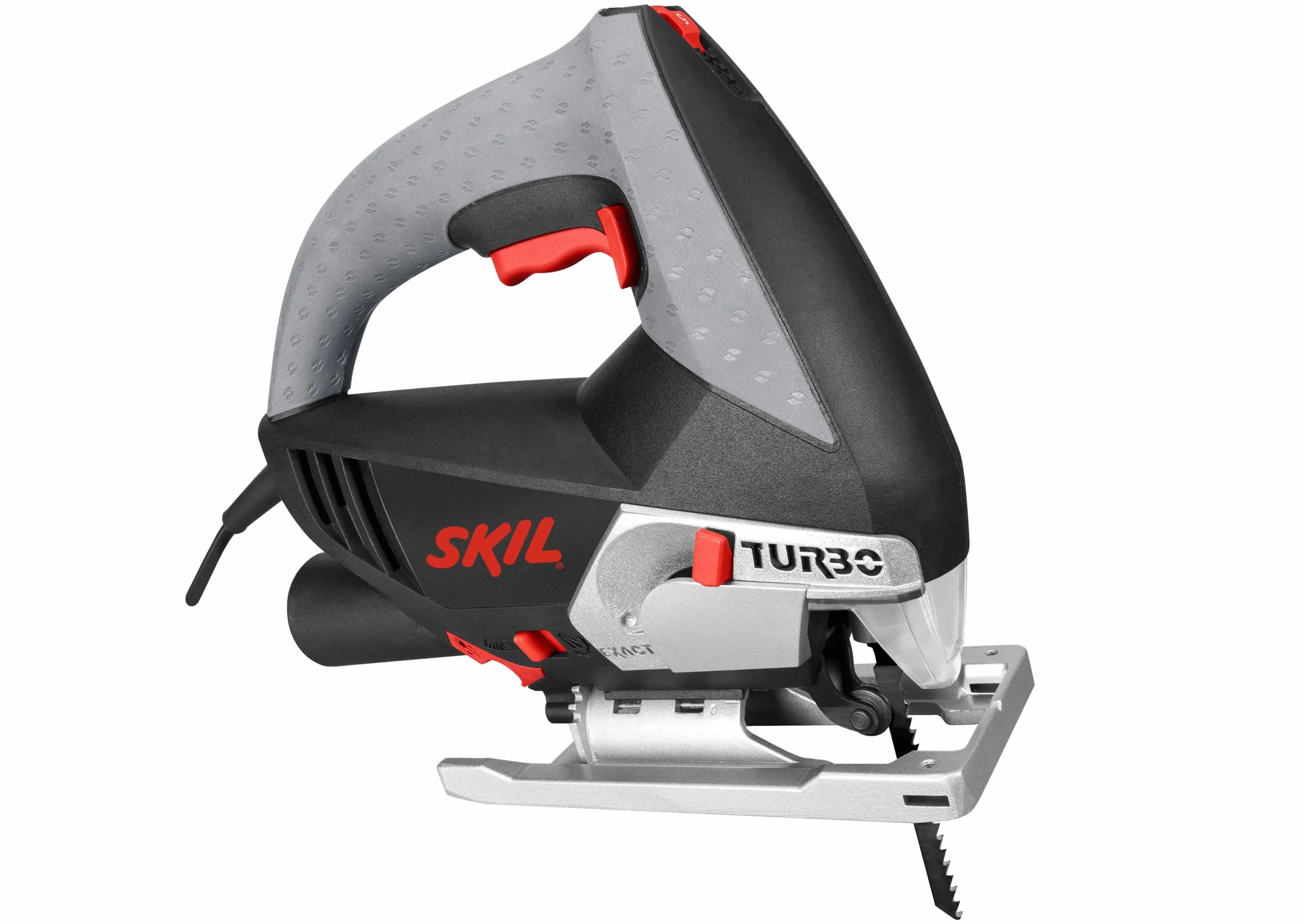 Skil 4381AA - Sierra de calar pendular con variador de velocidad (500 W, conexión para aspirador, soplador)