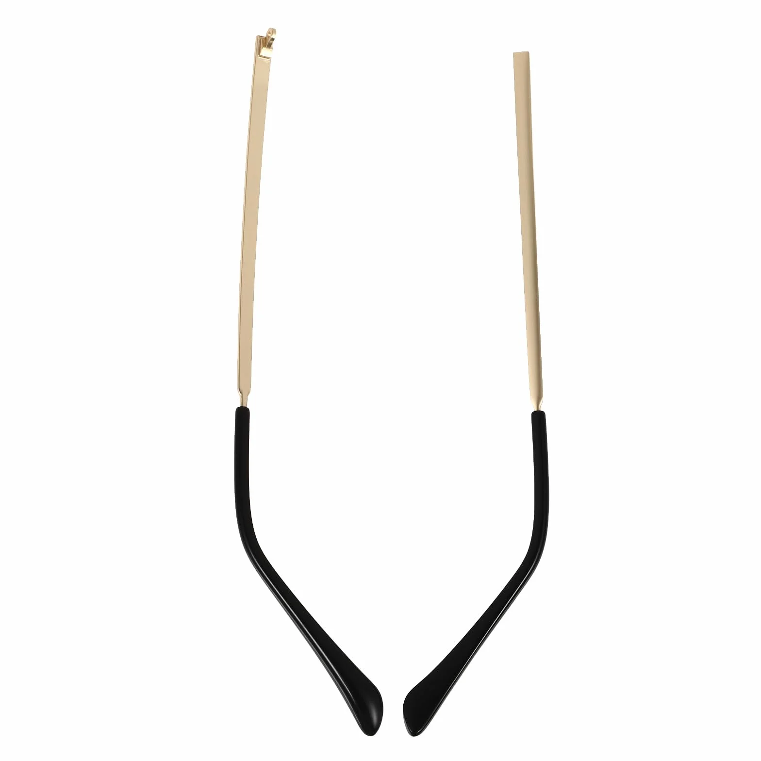 KOMBIUDA Patillas Metálicas para Gafas de Brazos de Repuesto Dorados Accesorio para Reparación de Anteojos y Gafas de Sol Compatible con Monturas Estándar