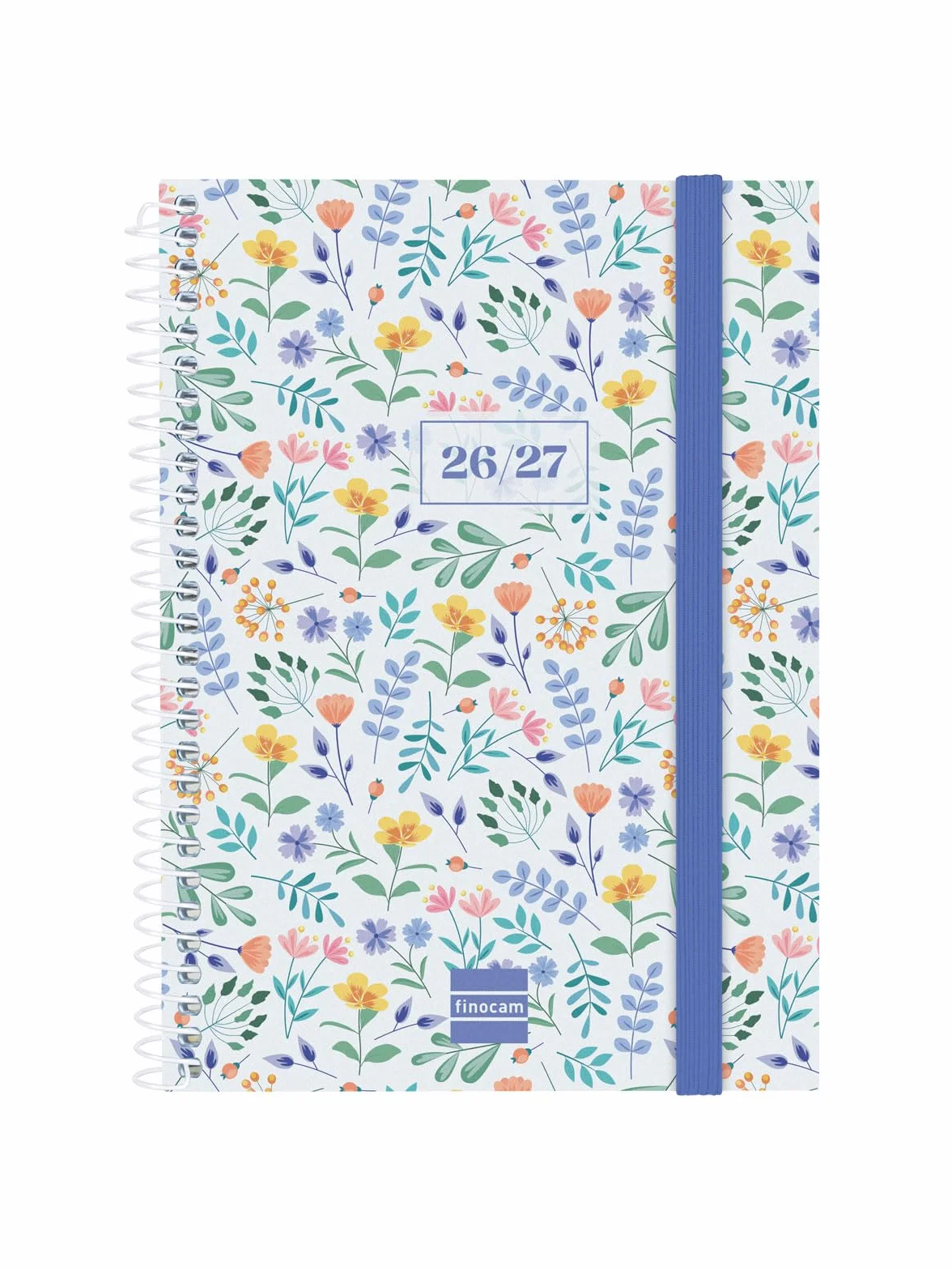 Agenda Escolar Finocam Secundaria Curso 2026-2027 Semana Vista Horizontal Fiori