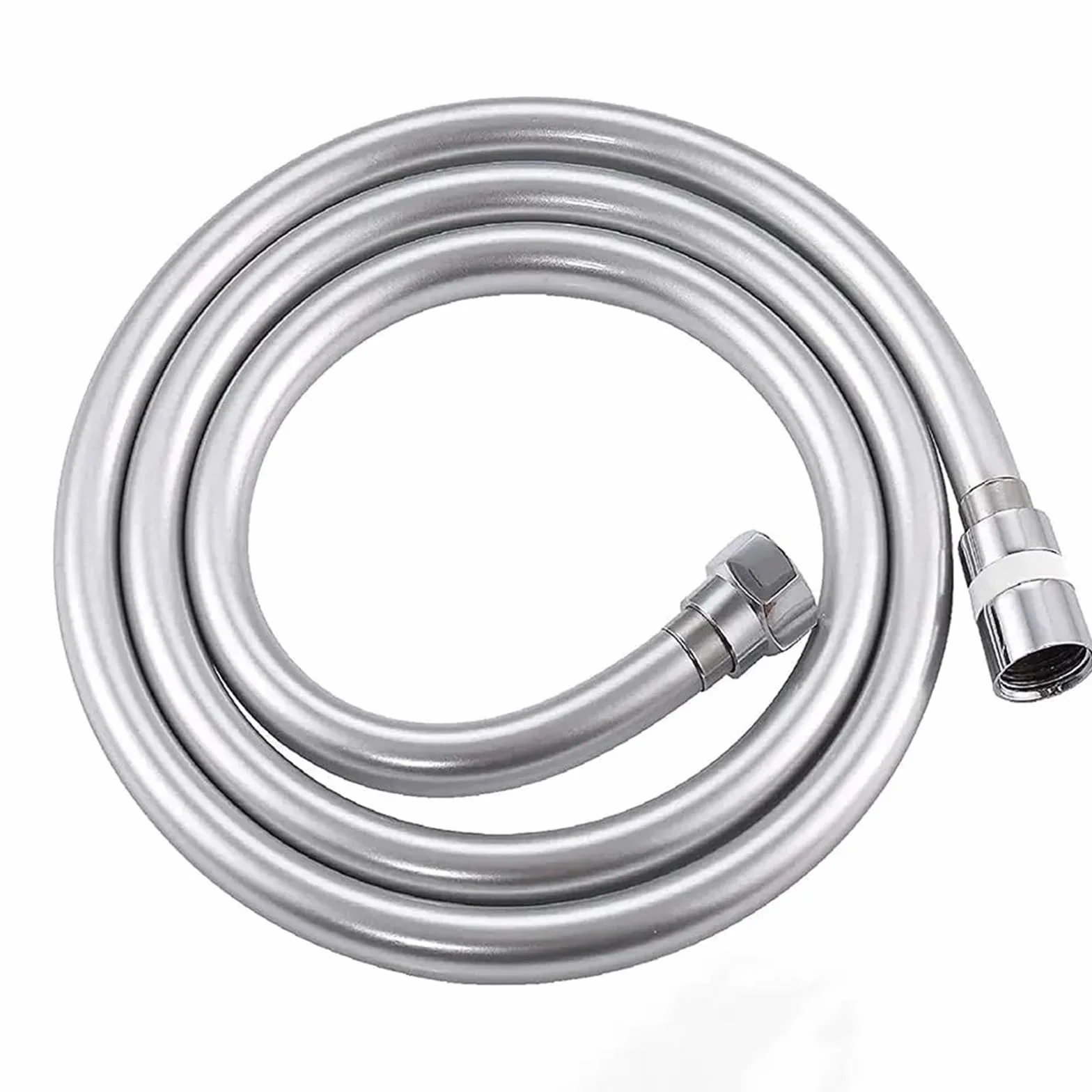 Flexo Ducha de Acero Inoxidable Manguera de Ducha de Mano de Alta presión Interfaz Universal Tubo de Ducha Flexible antienrollamiento Accesorio de baño(Type A-2meter)