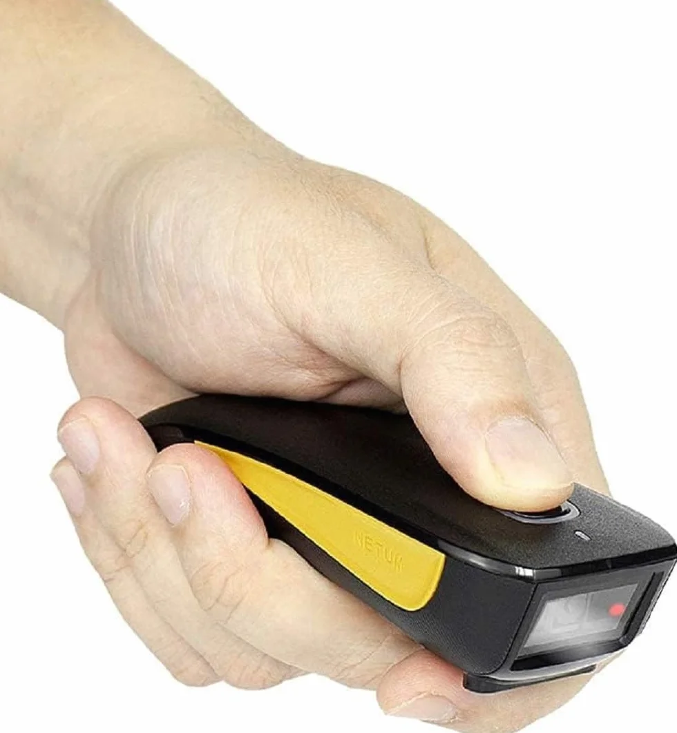 NETUM Escáner de código de Barras 1D 2D inalámbrico, Bluetooth QR escáner de Bolsillo portátil, para inventario para tabletas, iPhone, iPad, Android, iOS, PC y POS - C750