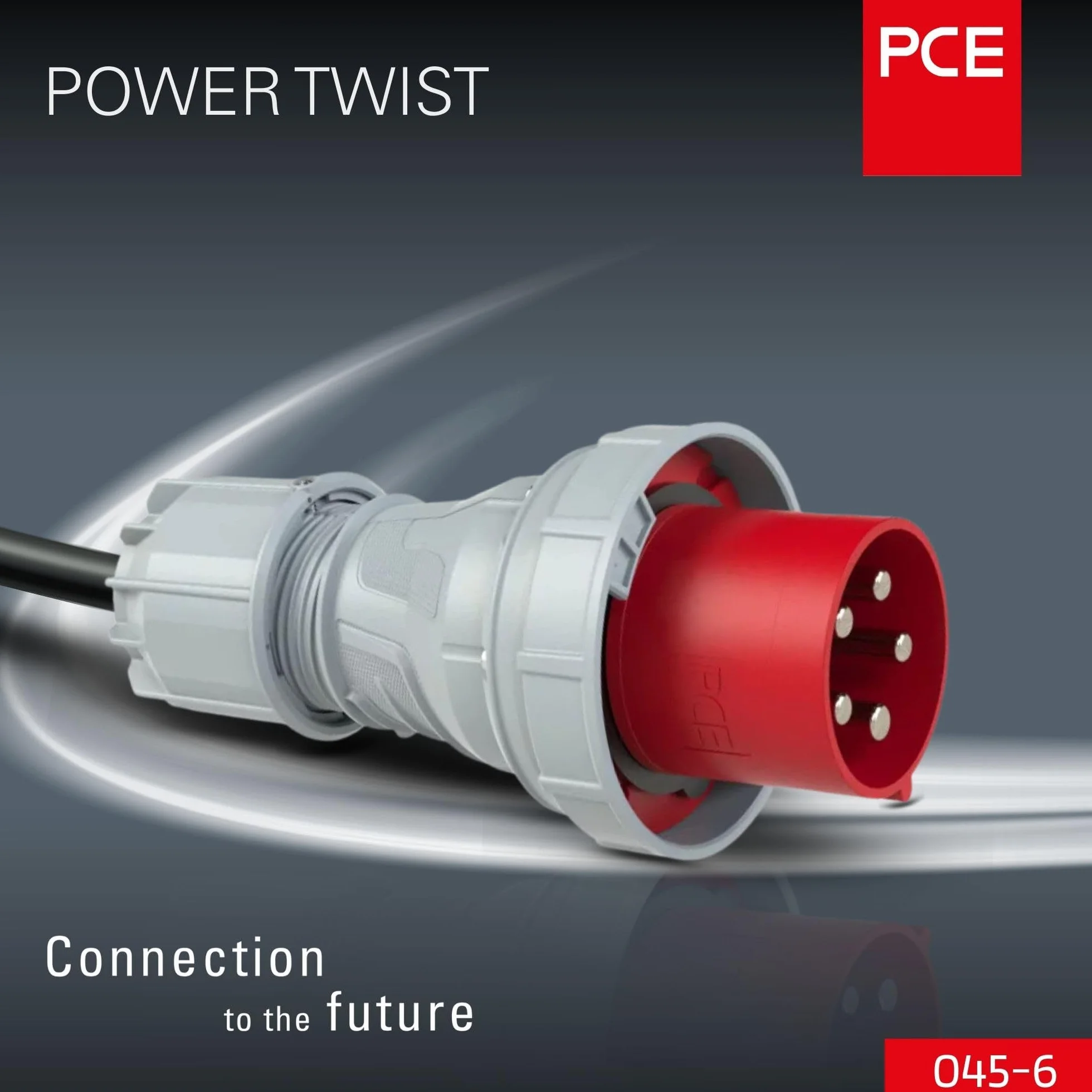 Interflex pce - Clavija estanca 125a 3 polos+neutro 400v 6 hora rojo