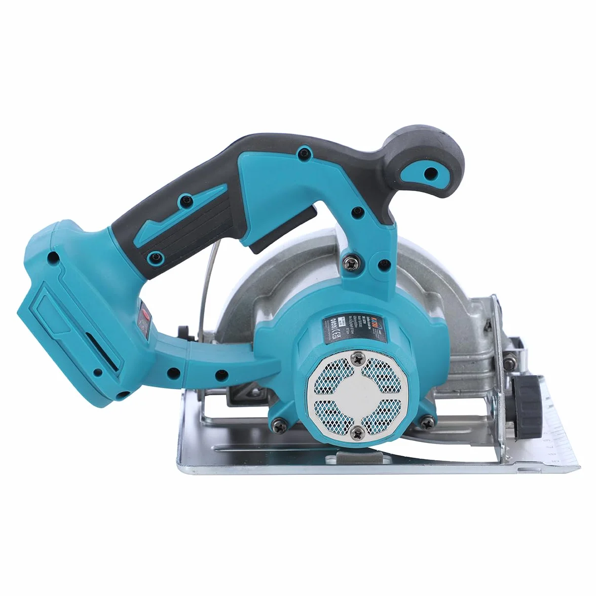 Sierra Circular Inalámbrica KATSU FIT-BAT de 21V, Sierra Circular Eléctrica de 5" con Motor sin Escobillas, 13000RPM, 30mm Profundidad de Corte, Hoja de Corte de 125mm Incluida, sin Baterías