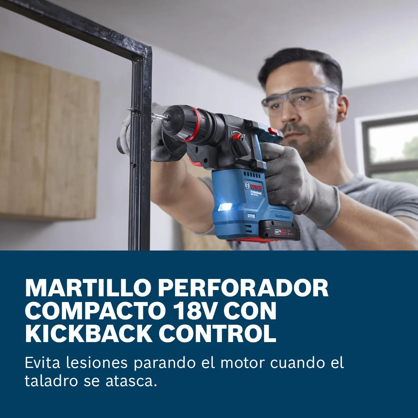 Bosch Professional 18V System martillo perforador a batería GBH 18V-18 X (SDS Plus Solo)