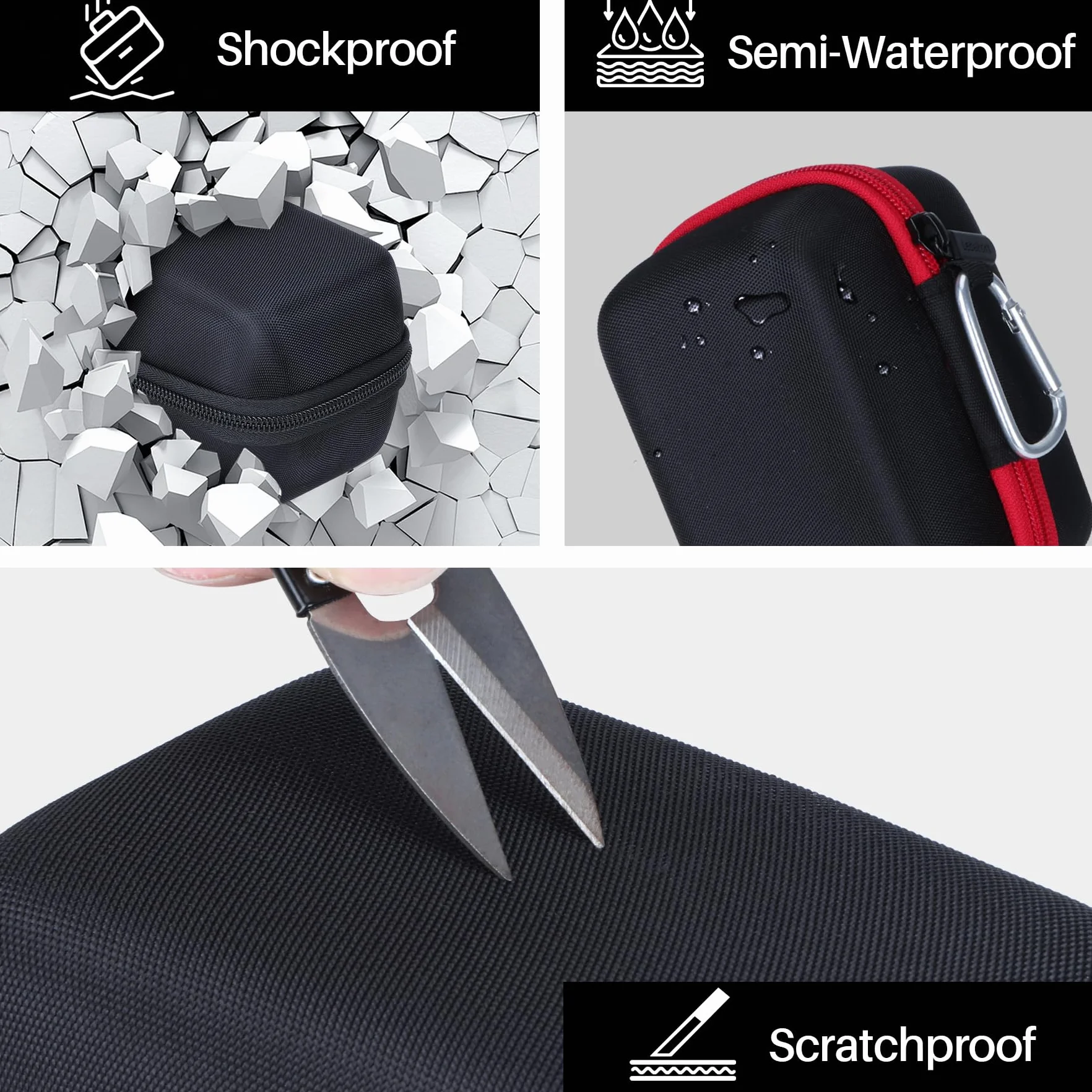 Lebakort Duro Caja Estuche Funda para Zoom H1 XLR Grabadora práctica