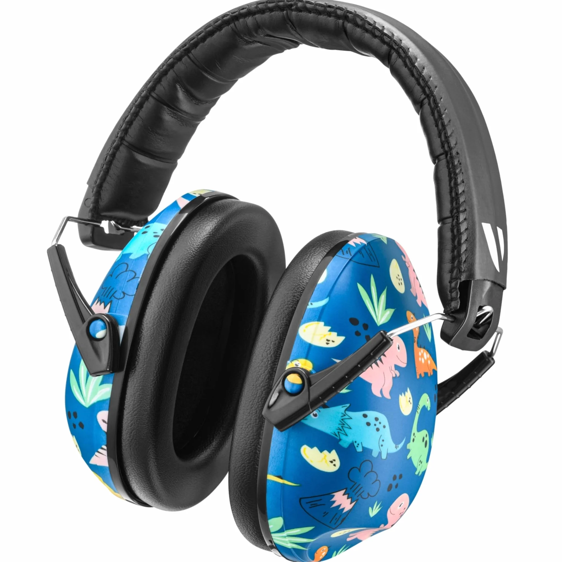 Vanderfields Auriculares con cancelación de ruido prémium Protección auditiva con reducción de sonido de amplio espectro de 32 dB a 2000 Hz - Kopfhörer Kinder 3-12 - Dinosaurier Club