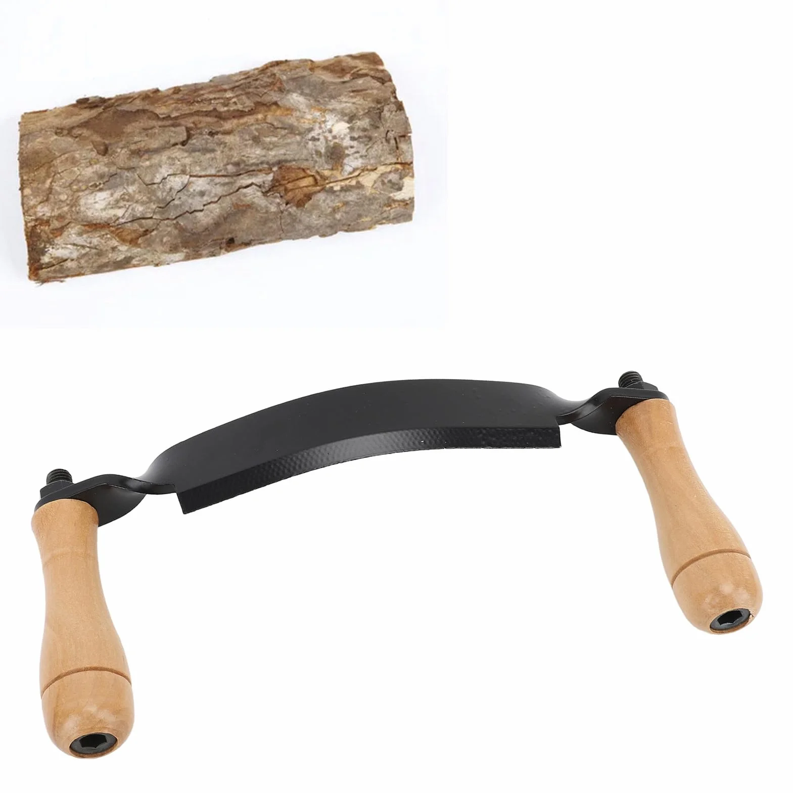 Herramienta de Afeitado, Elimina sin Esfuerzo la Corteza de los árboles, Herramienta Ergonómica, Eficiente y Cómoda para Pelar la Corteza de los árboles para Carpintería (Tipo