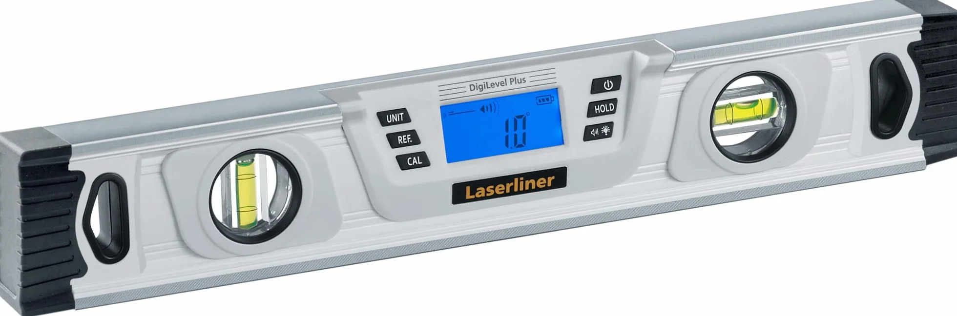 Laserliner DigiLevel Plus 40 cm 0.4m Plata nivel - Niveles (0,4 m, Plata, %, Grado, mm/m, AAA, 1,5 V, 0 - 50 °C)