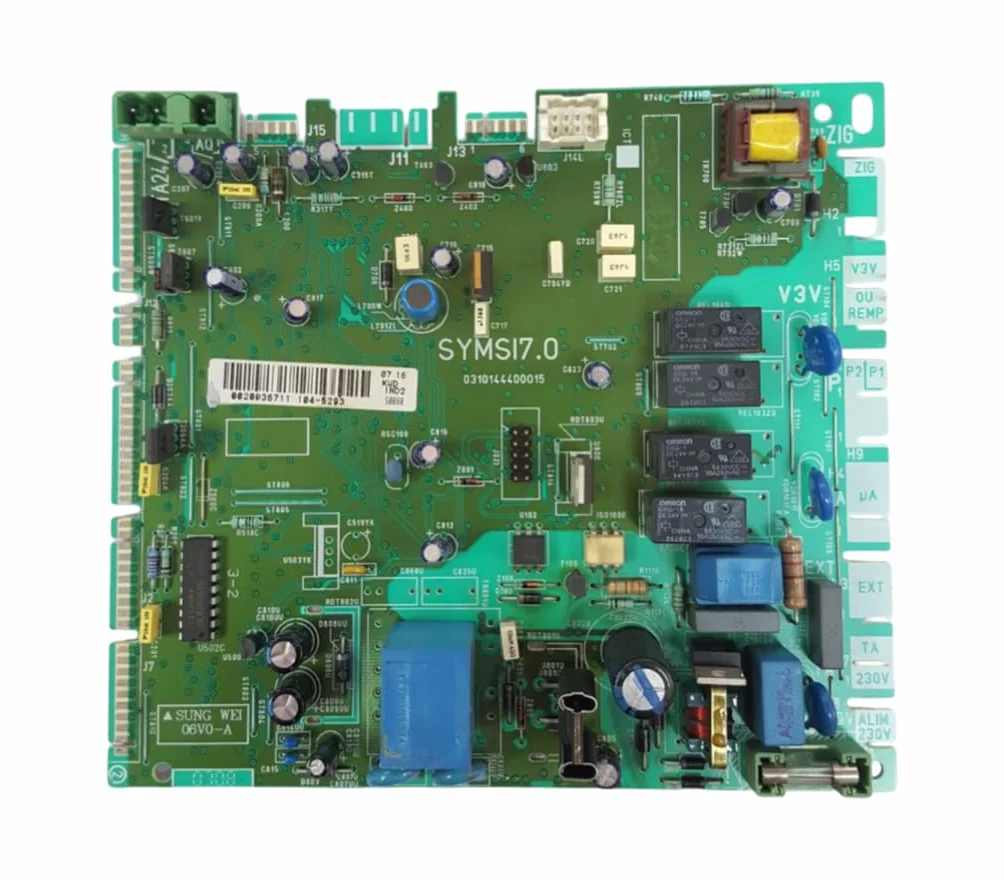 Placa Electrónica Original para Caldera 0310144400015 V1 - Modelo de 4 Relés - Compatible con Diferentes Modelos - Pieza de Repuesto Reacondicionada - Garantía por 1 Año