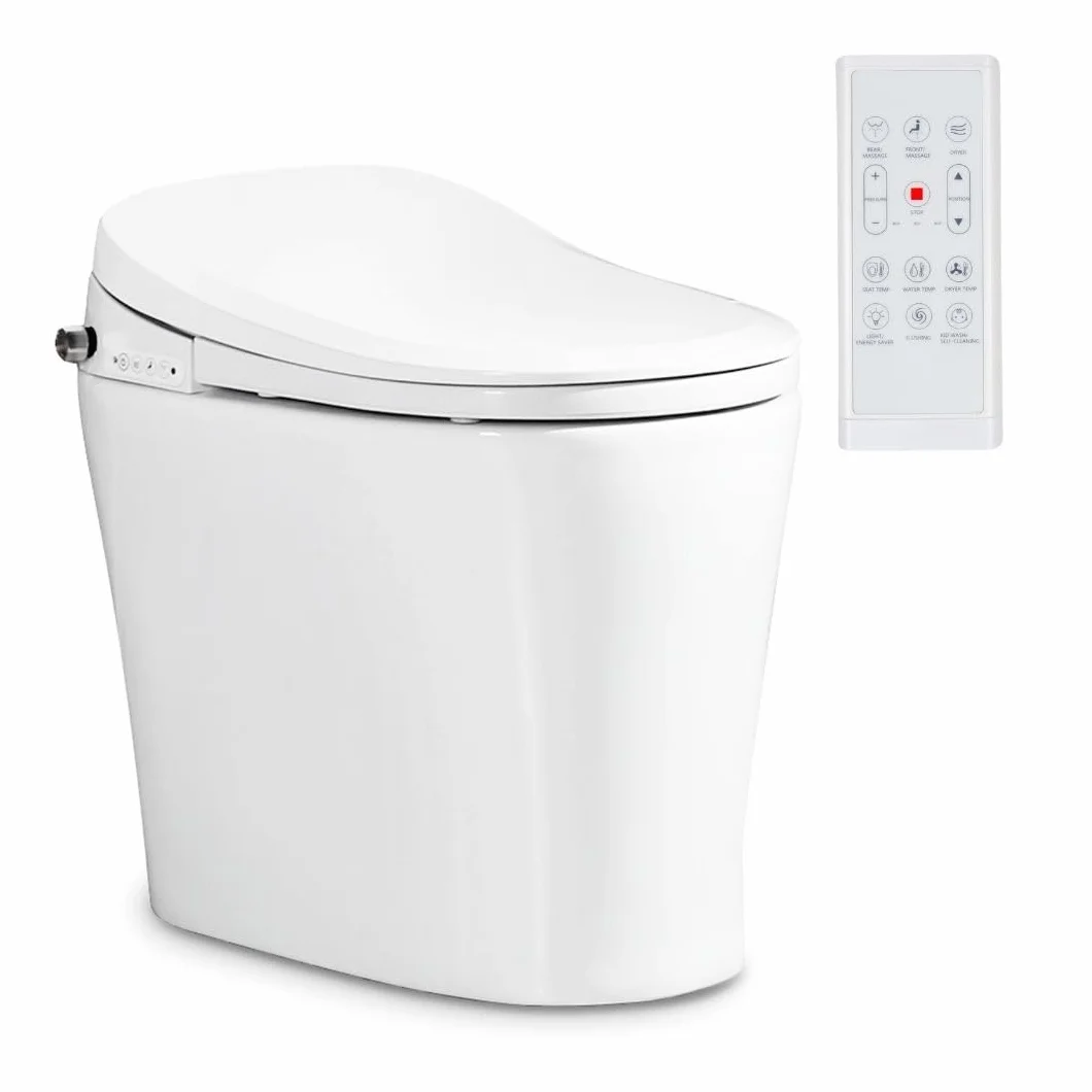Nashi Yaiza Pro - wc Japonés | Inodoro inteligente | Diseño sin Cisterna, Sistema Fluxom | Descarga Auto | Luz de Cortesía | Asiento Calefactable, Agua Caliente y Secado | smart toilet