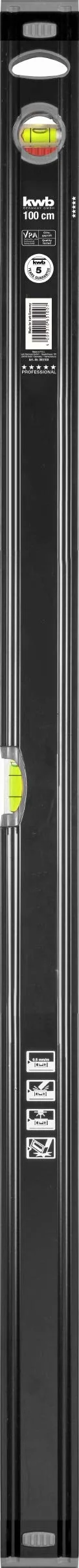 KWB 49065100 - Nivel de burbuja (aluminio, 100 cm)