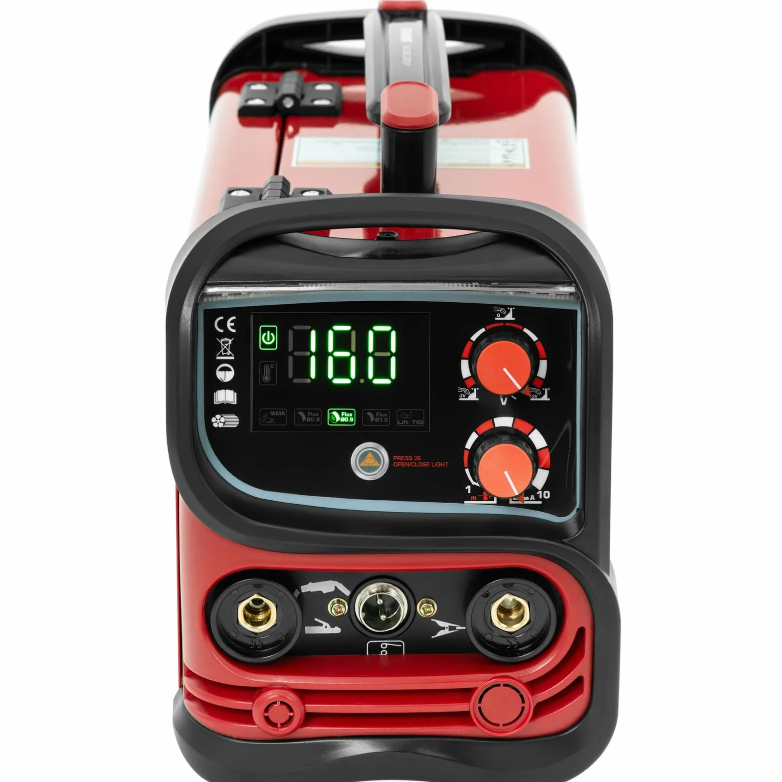 Stamos Germany MAGITEX 160 Soldadora de hilo tubular - 130 A - ciclo de trabajo: 60% - TIG Liftarc - MMA Soldador de hilo tubular Soldadora de hilo fundente Soldador MIG sin gas