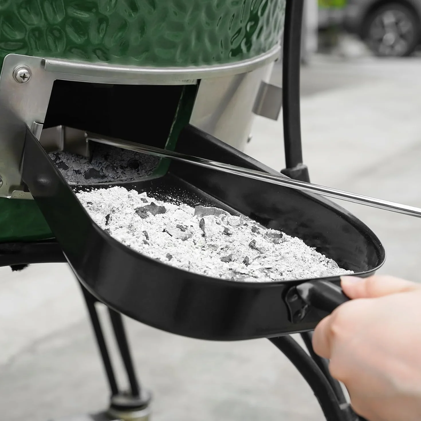 onlyfire Herramienta de Ceniza Se Adapta a Kamado/Ceramic Grill, para Big Green Egg, Kamado Joe, Pit Boss, Louisiana, Grill Dome, Vision Grills, Char-Griller, etc.