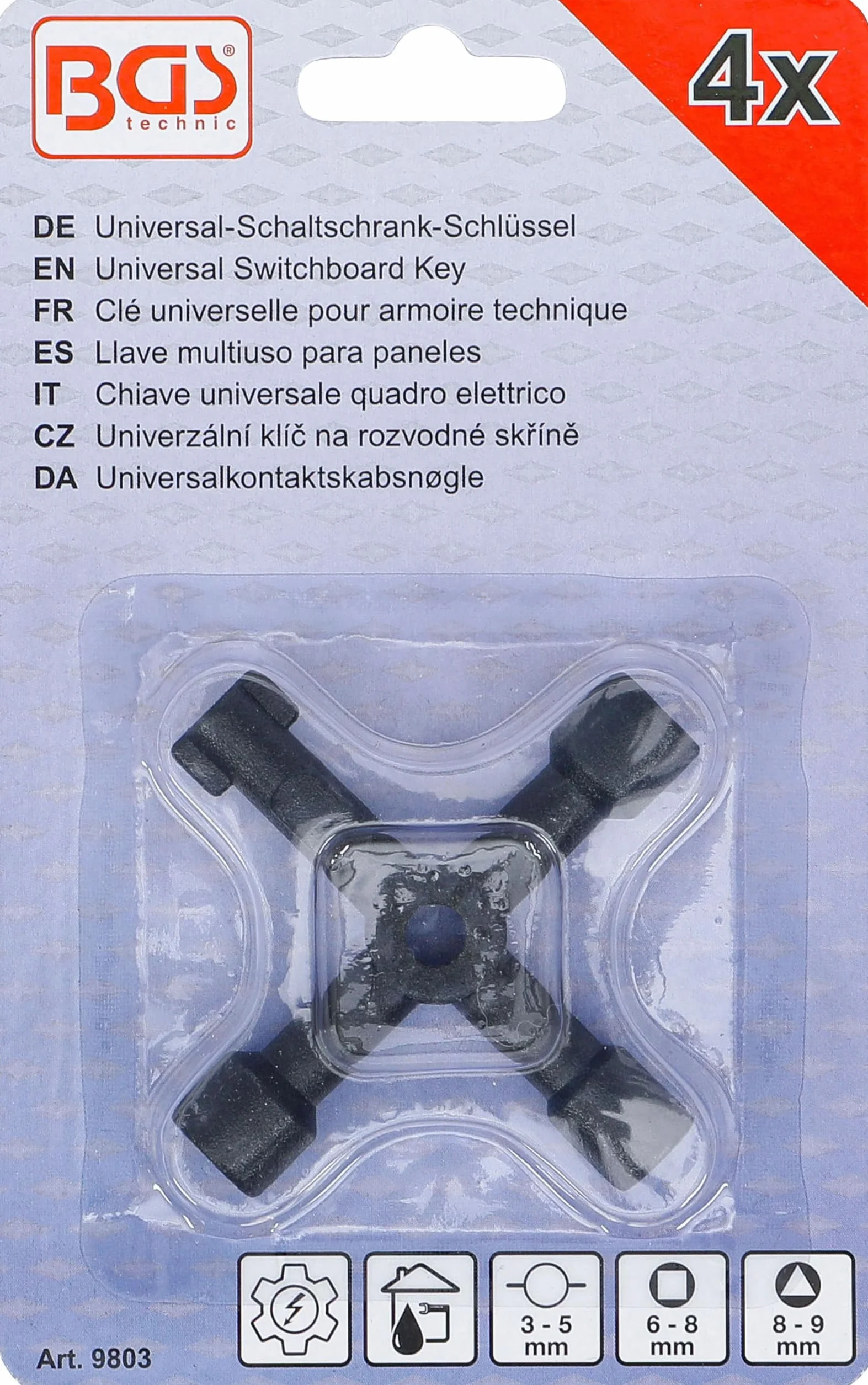 BGS 9803 Llave multiuso para paneles