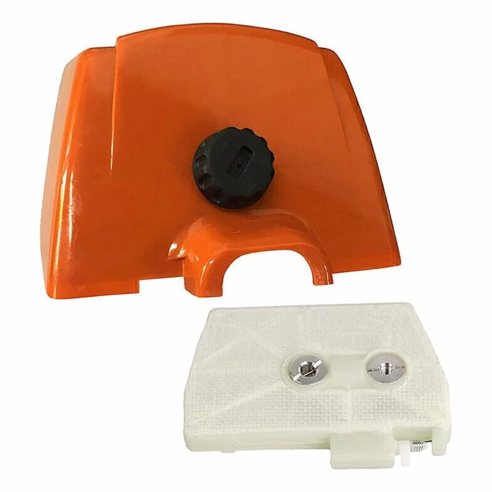 Juego de carcasa de tanque de mango trasero con componentes del sistema de filtro, kit de repuesto para motosierra 038 038AV MS380