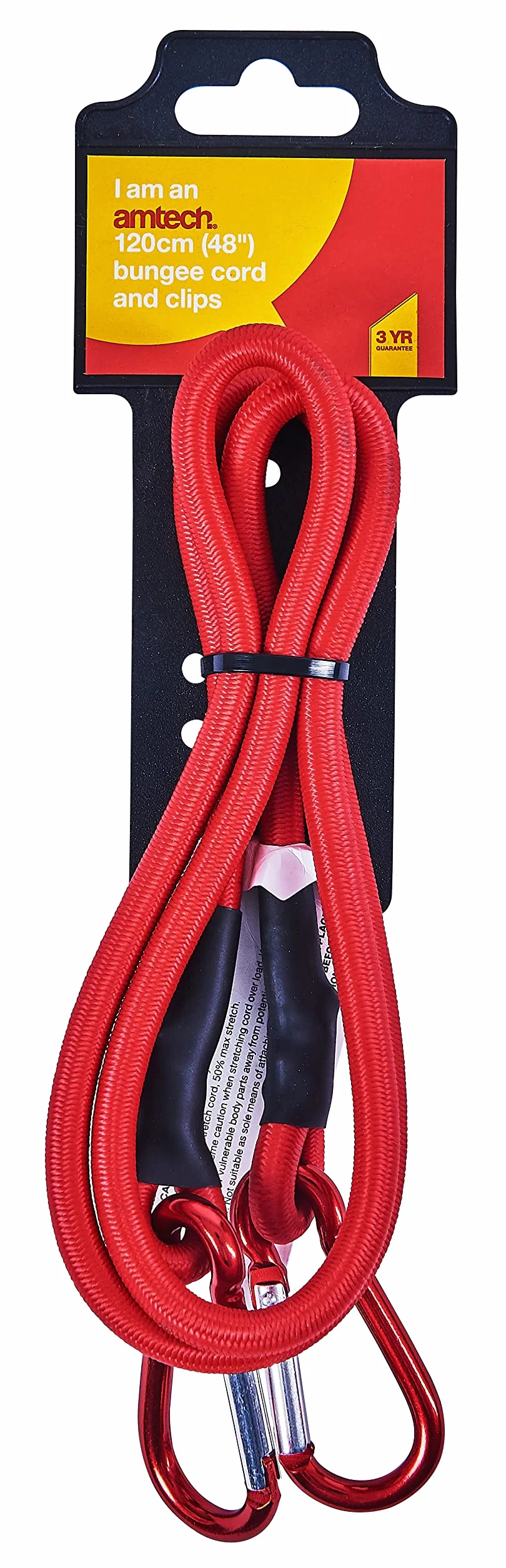 Am-Tech 48 pulgadas Cord y clips Bungee, S0618