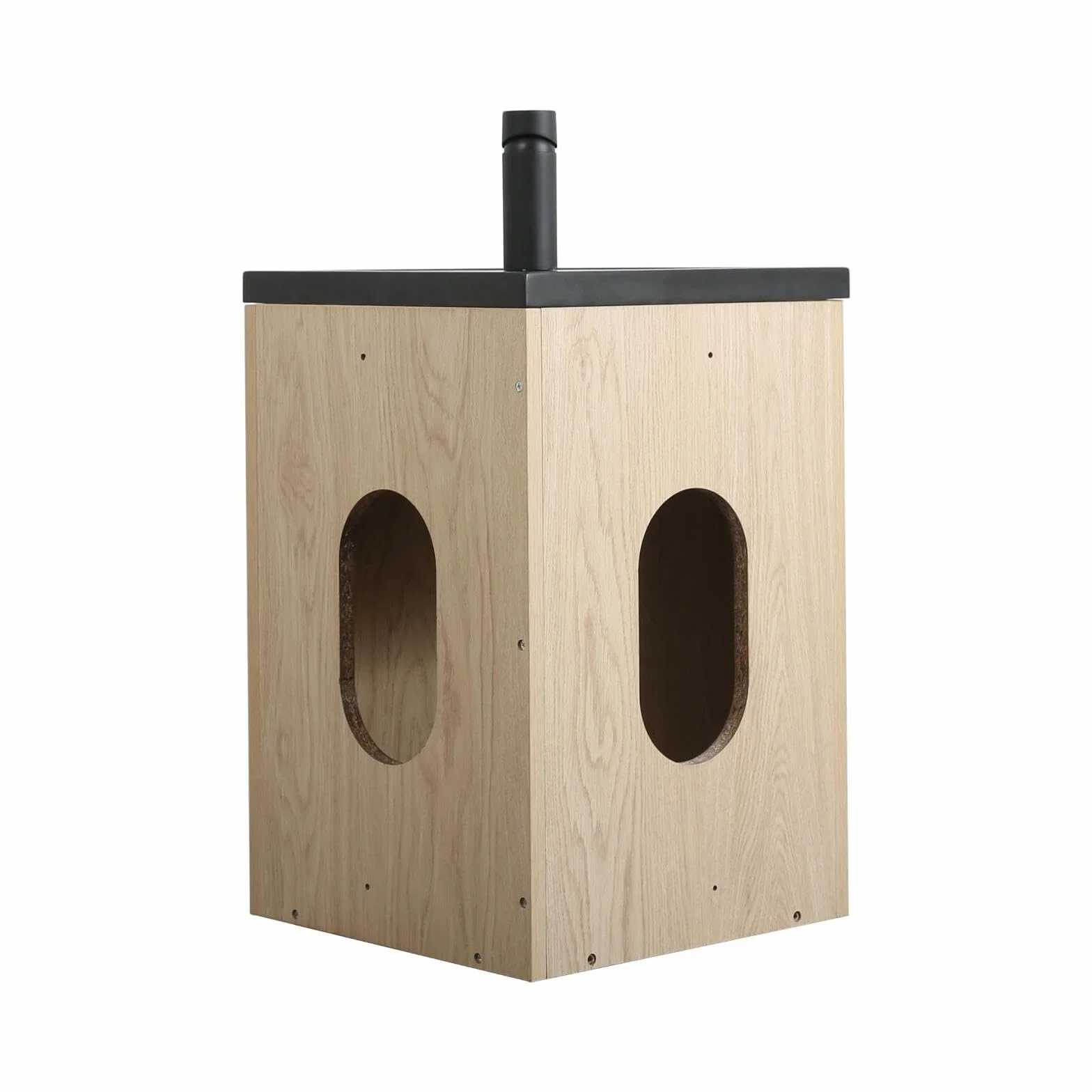 Mob-In Skino - Lavamanos de esquina con lavabo de resina, 35 x 53 x 35 cm