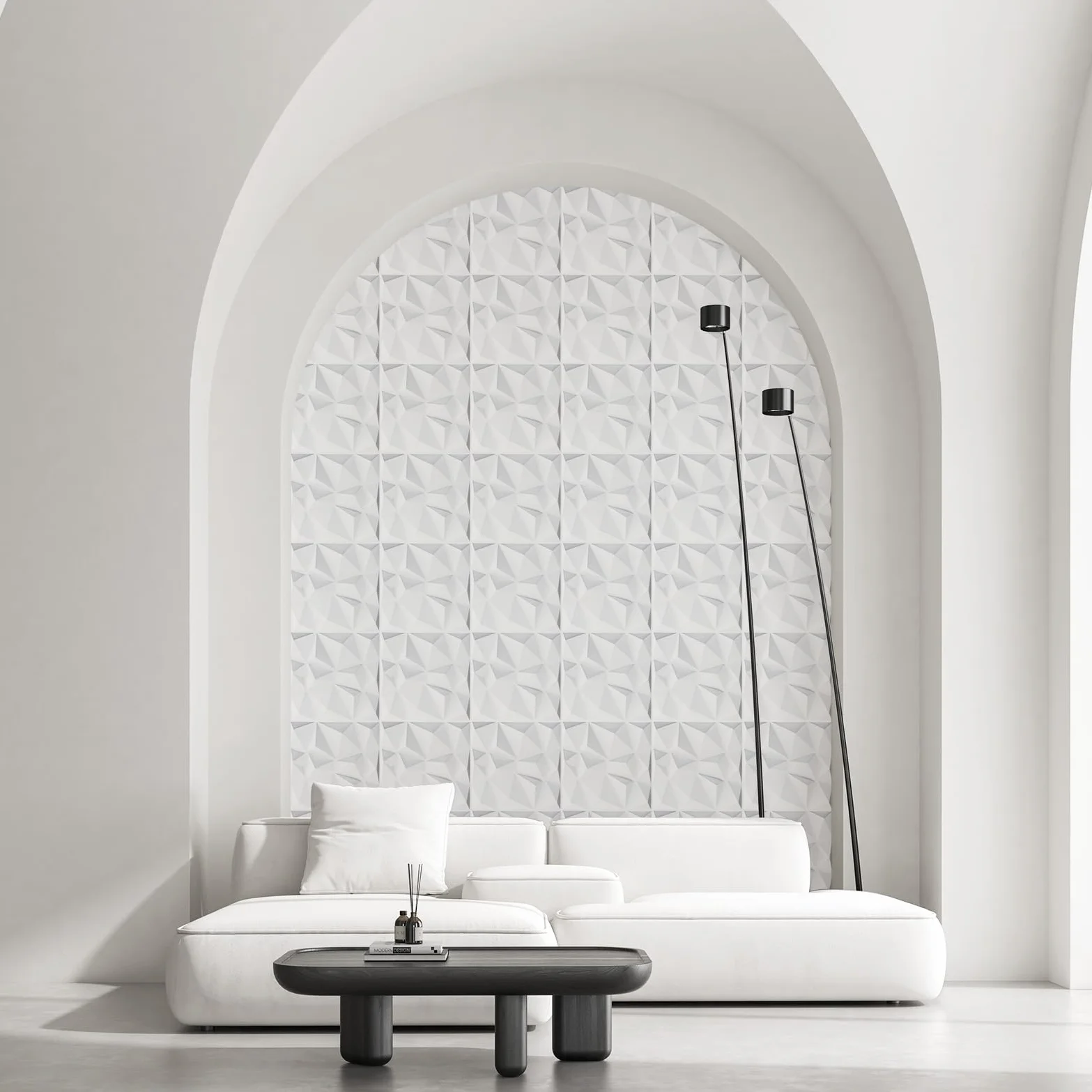 AMARA DECO - 30 unidades Paneles Decorativos Para Pared PVC 3D 30x30cm + Cinta Doble Cara Adhesiva. Revestimiento de Paredes PVC y Decoracion Gaming, Resistentes al Calor y Faciles de Limpiar