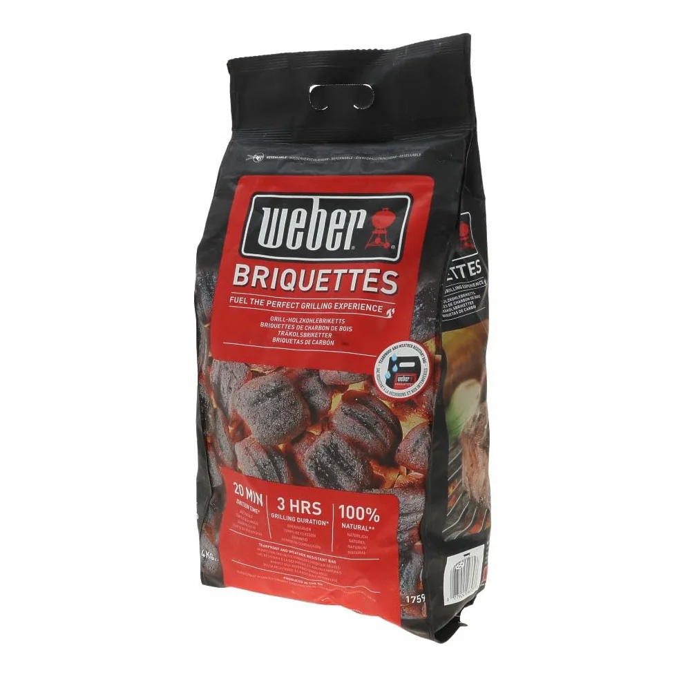 Weber 17593 - Saco de 4 kg de briquetas