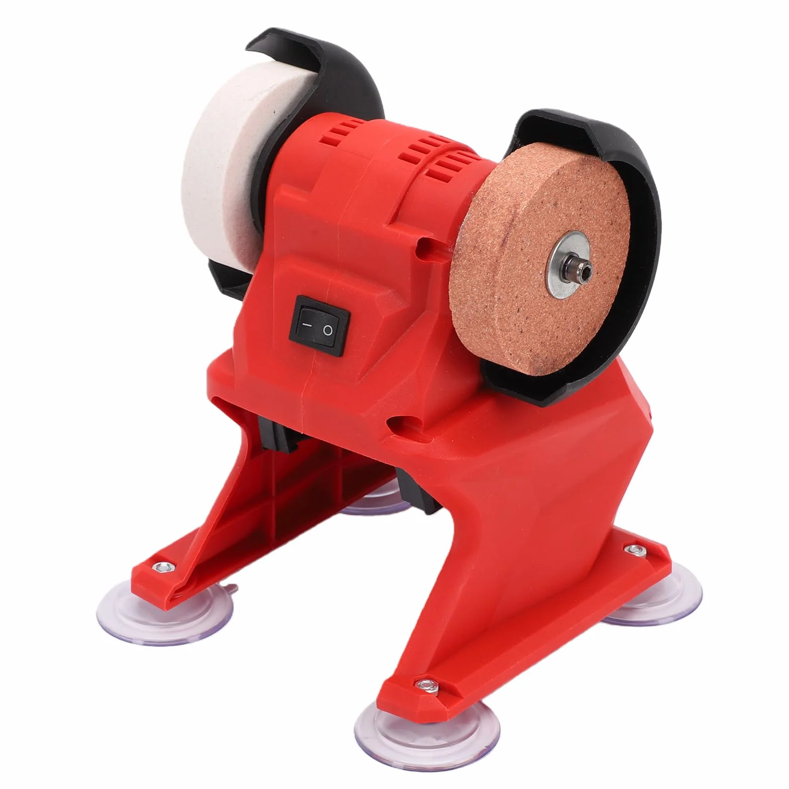 Yosoo Health Gear Amoladora de Banco Mini Rectificadora Eléctrica con Motor Totalmente de Cobre 150W 5500RPM Ruedas de Corindón Dobles para Afilar Joyas de Madera y Metal