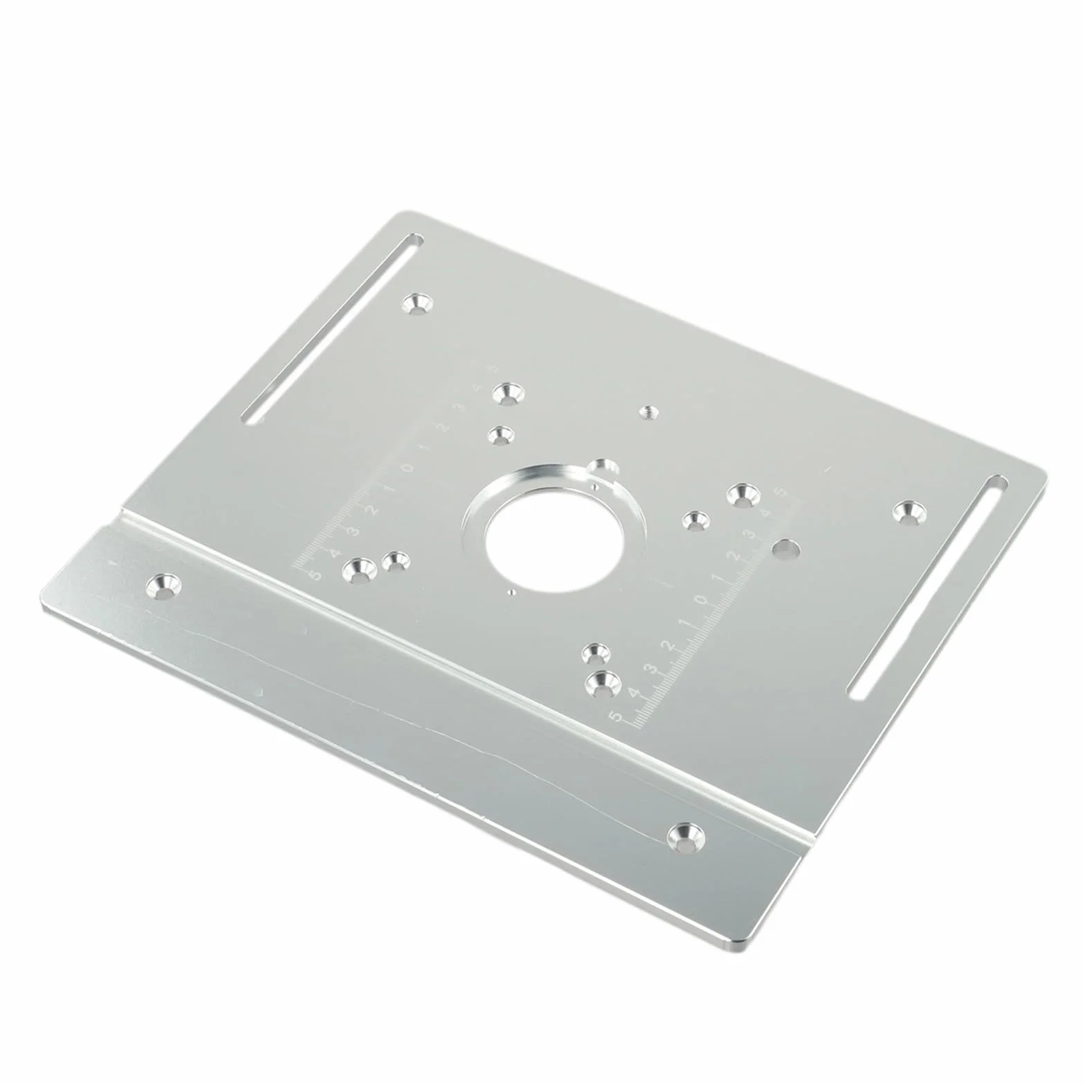 Placa de inserción anodizada de la tabla del router y resistente al desgaste, 85X85mm/60X70mm