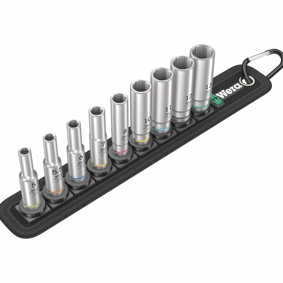 WERA-05004525001-Belt A Deep 1 - Juego de llaves de vaso