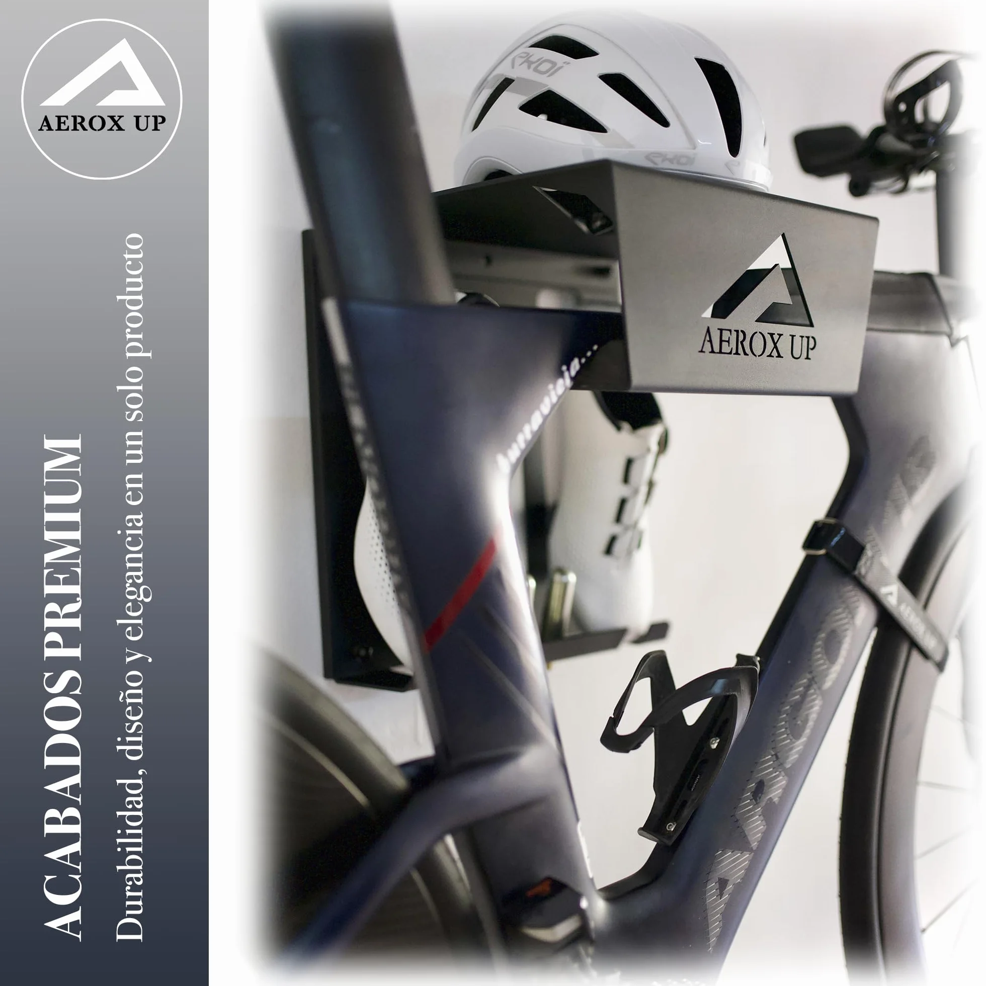 Soporte de Bicicletas Pared - Soporte Pared Bicicleta - Colgador Bicicleta de Pared - Soporte Bici - Bike Stand - Colgar Bicicletas en Pared - Gancho Elevador Bicicleta - Cuelga Bicicletas