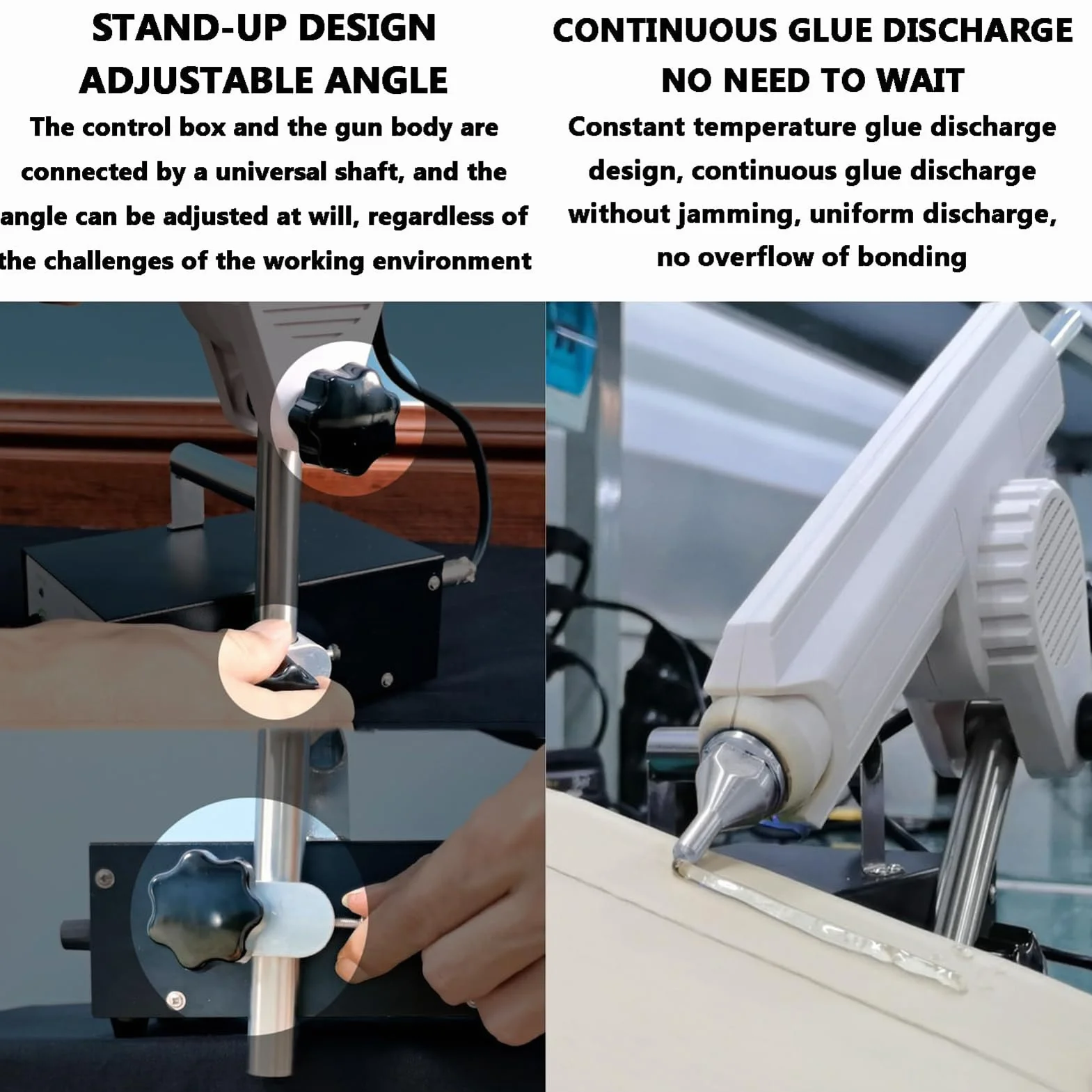 Máquina Automática De Goteo De Pegamento Termofusible, Máquina Dispensadora De Embalaje, Diámetro De Salida De Pegamento 4 Mm, Temperatura 170-250 ℃, Para Operaciones De Línea De Montaje Y Embalaje