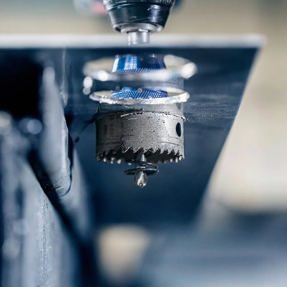 Bosch 1x Sierra de corona PRO Sheet Metal Power Change Plus (para Láminas de acero inoxidable, Láminas de acero, Ø 25 mm, Professional Accesorios Taladro)