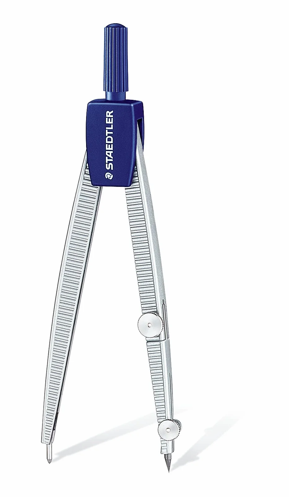 Staedtler Noris Club 550 Set de Dibujo Estuche, Compás Escolar, Azul/Metálico
