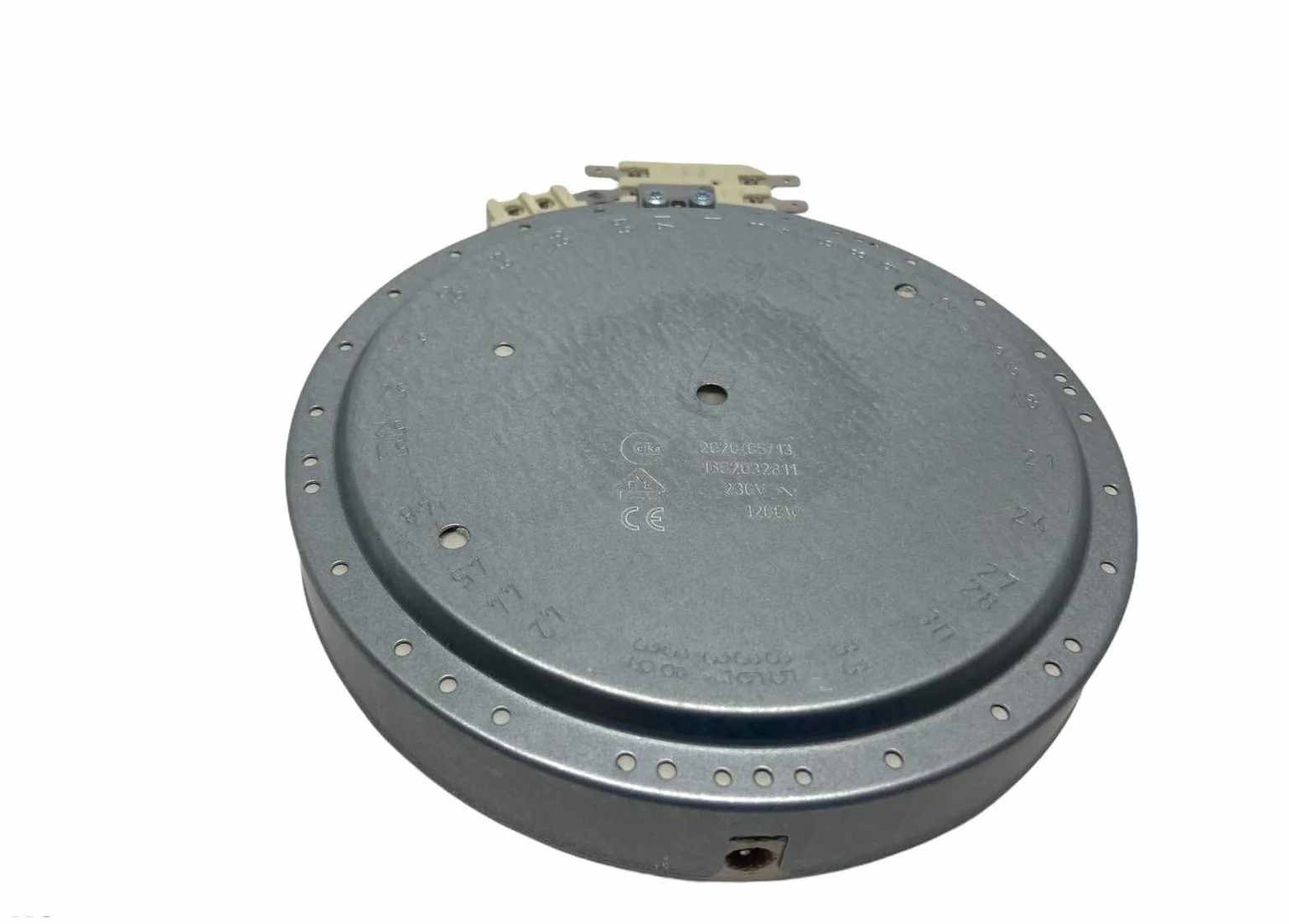 Eika | Resistencia vitrocerámica simple zona | 1652032812 | 1200 vatios. 230 voltios | Øext. 165mm, Øint. 145mm | Pieza original de fabricante para encimeras vitrocerámicas.