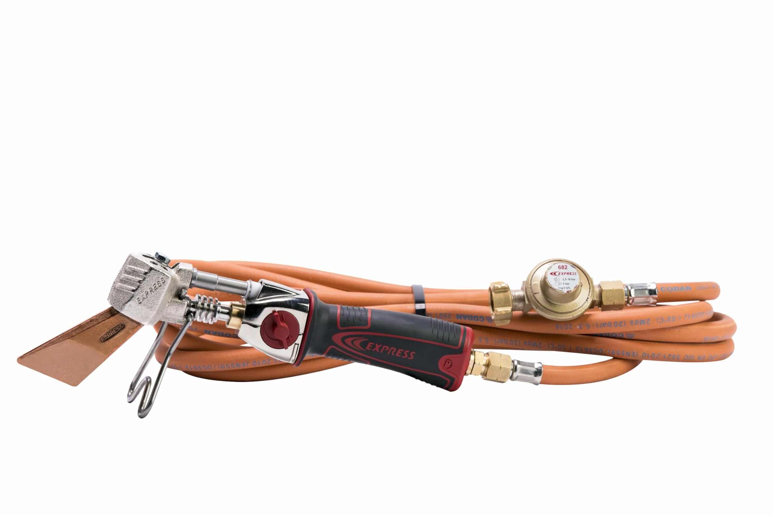 Equipo Completo Techador Piezoeléctrico con Soplete + 4,75 m de Tubo + Regulador de 2 Bares - Antorcha de Soldadura - Accesorios de Soldadura - Kit de Soldadura - Repuesto Soldadura - EXPRESS