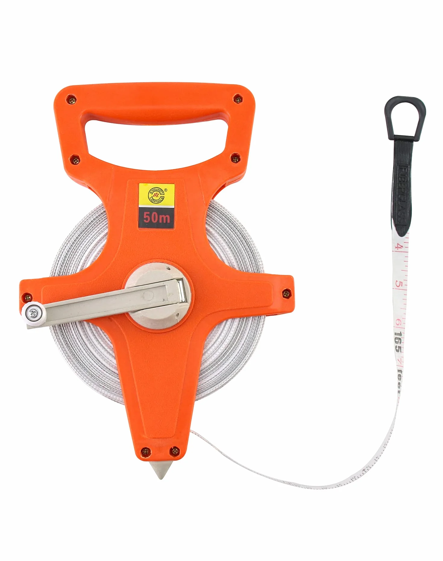 QWORK Cinta métrica de fibra de vidrio 50M 165FT Ancho 12.5mm
