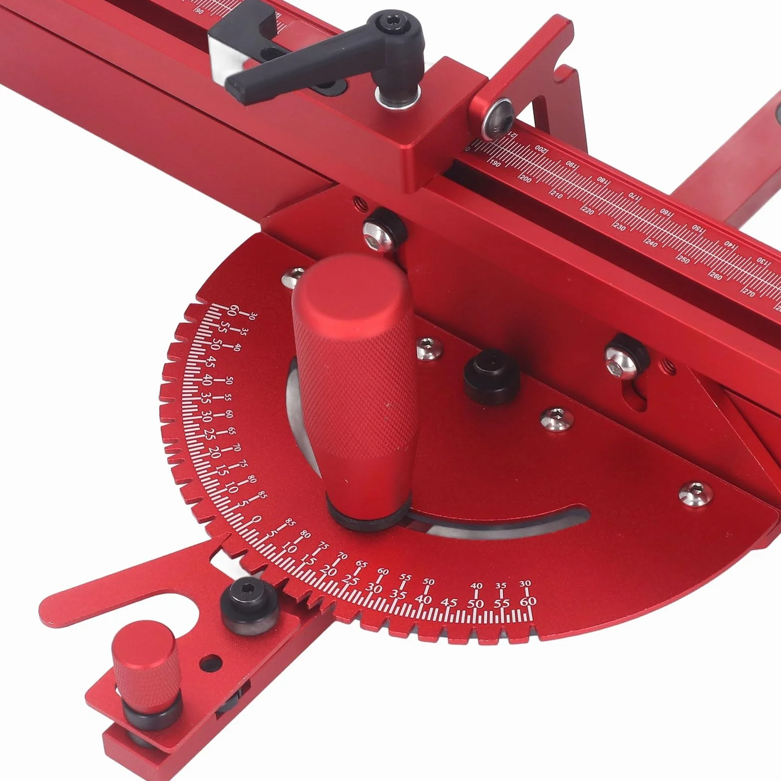 Sierra de Mesa de Aleación de Aluminio Calibre de Inglete 30mm 45mm para Pista en T
