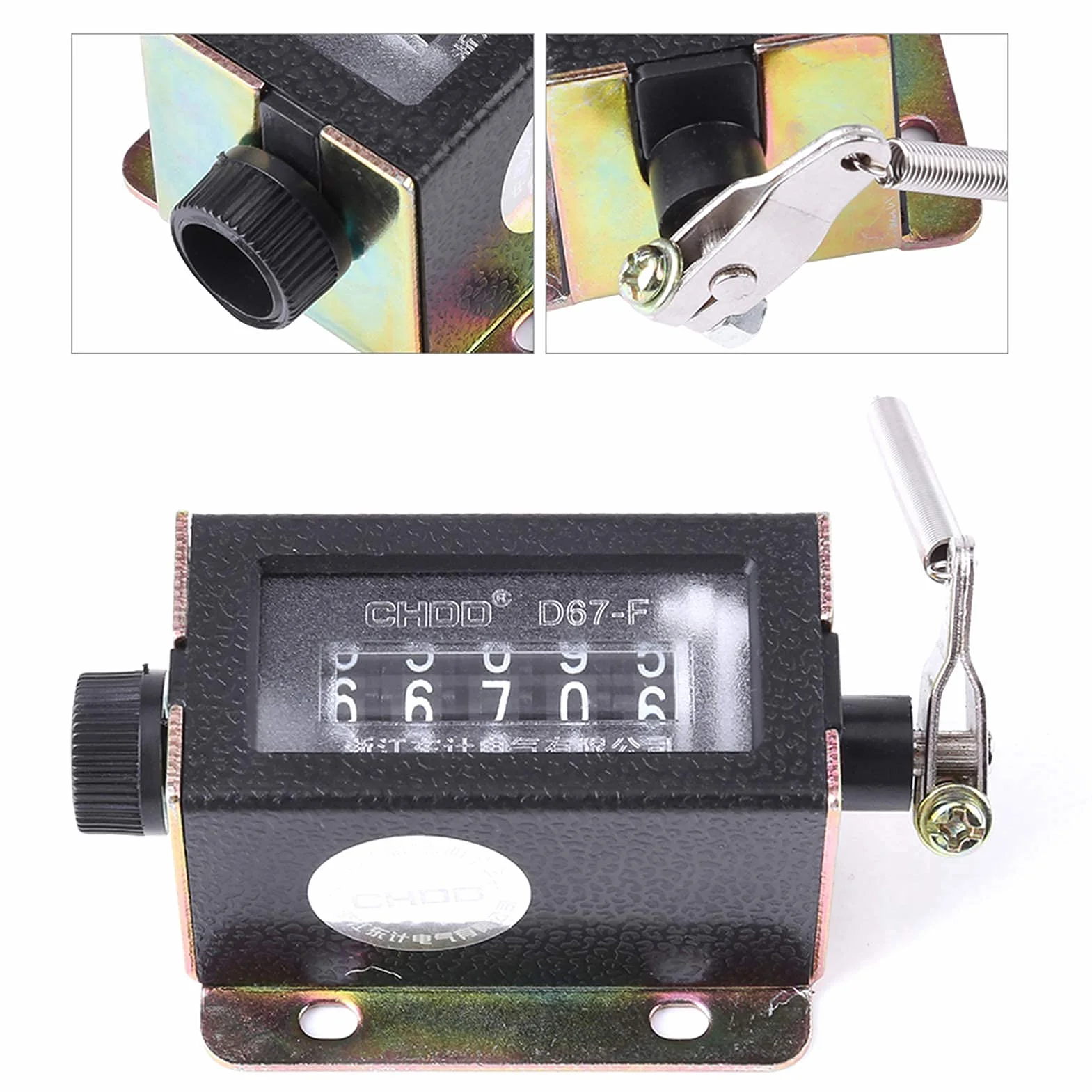 Contador Manual D67-F 5 Dígitos Mecanico Restablecible