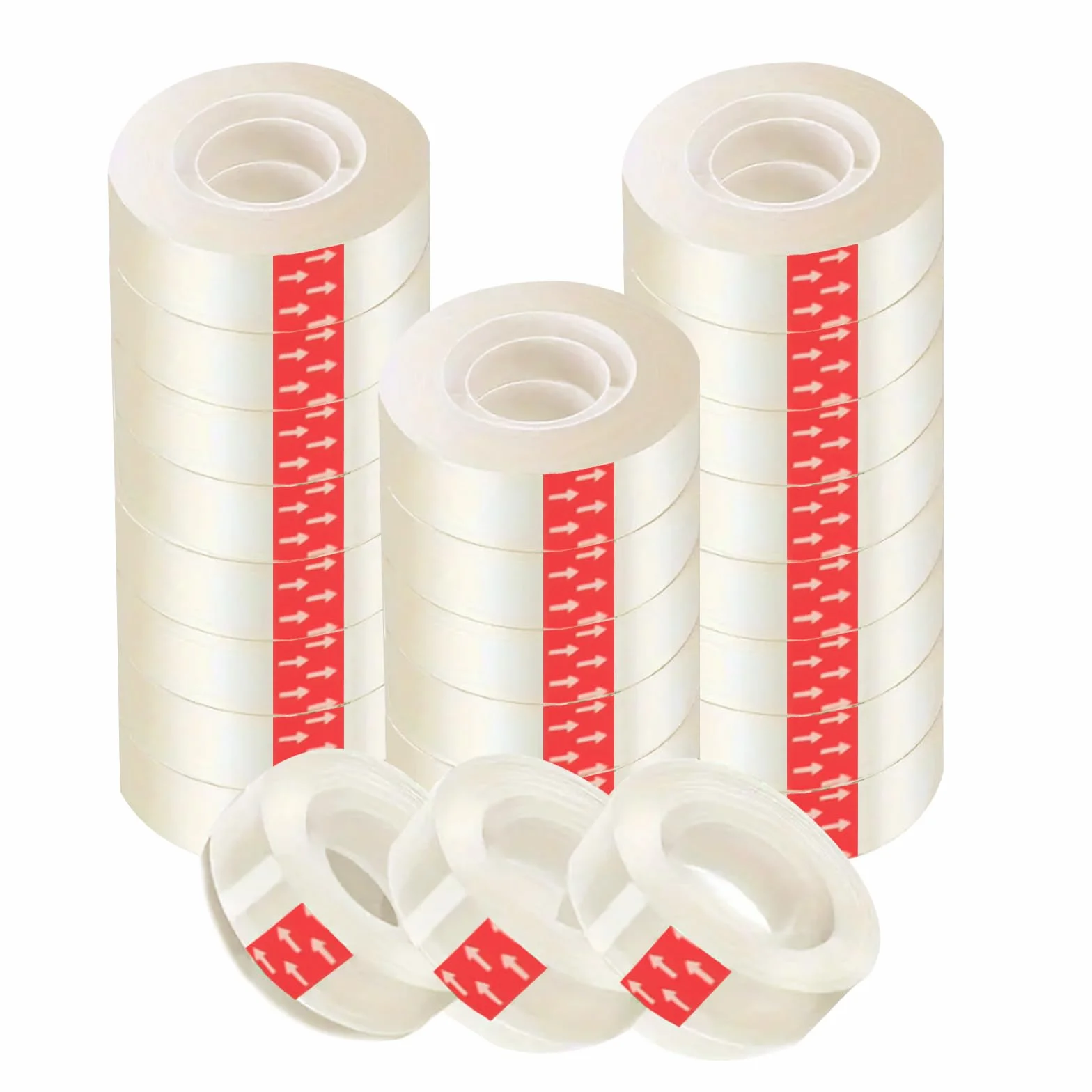 Cinta adhesiva transparente Super Mundo 36 rollos 18 mm x 35m