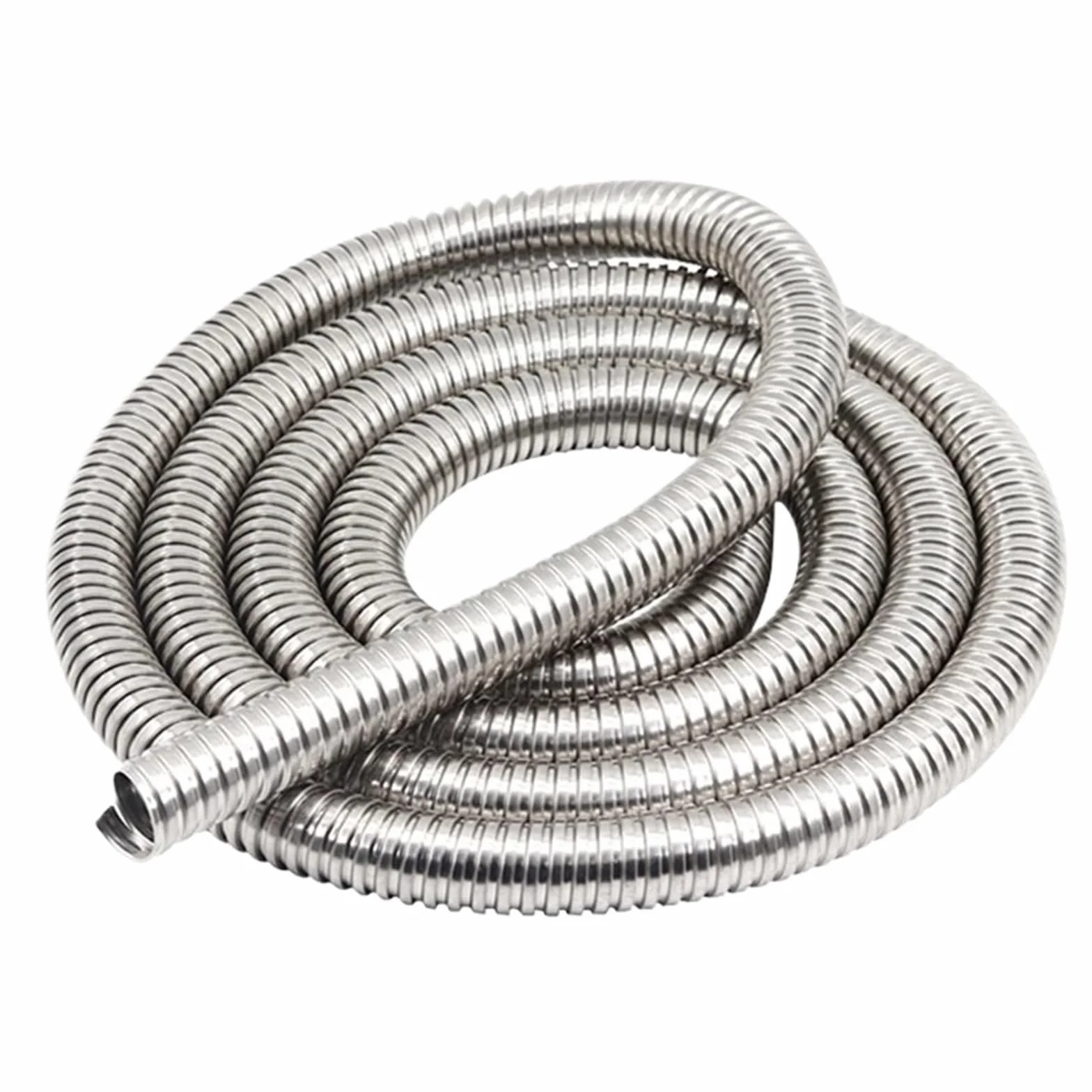 Flexo De Acero Inoxidable Tubo flexible de acero inoxidable 1 metro diámetro interior (6-51 mm) con rosca metálica y funda protectora for cables(Inner Diameter 32MM)