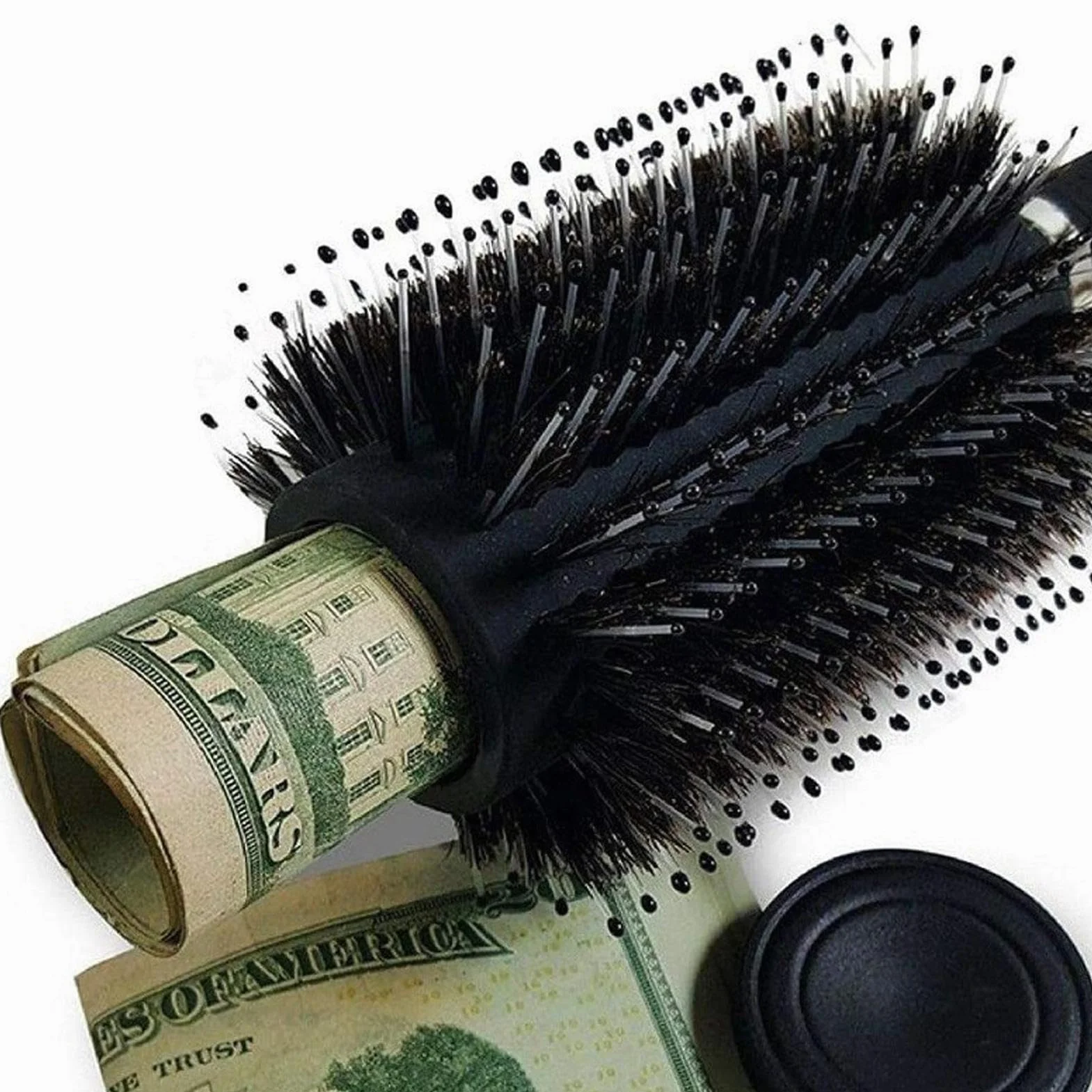 Caja fuerte de desviación, ocultador de dinero, 1.2 x 8.9 x 1.2 pulgadas, almacenamiento de viaje, soporte oculto reutilizable, caja fuerte portátil disfrazada, negro, protección de objetos de