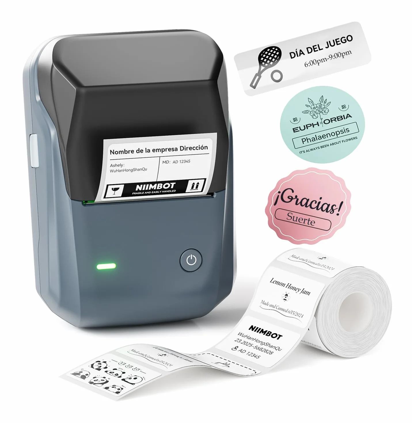 NIIMBOT B1 Etiquetadora Impresora Etiquetas Autoadhesivas Térmica 50×30mm Azul