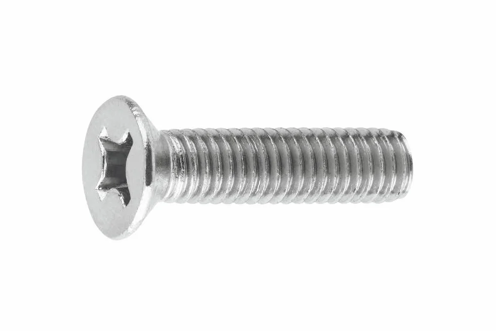 INDEX A PERFECT FIXING - T9650640Z [DIN-965] Tornillo DIN 965, Cabeza avellanada, huella PH3 y rosca métrica completa, Acero zincado 4.8, Medida: M6 x 40 mm, Caja de 250 unidades