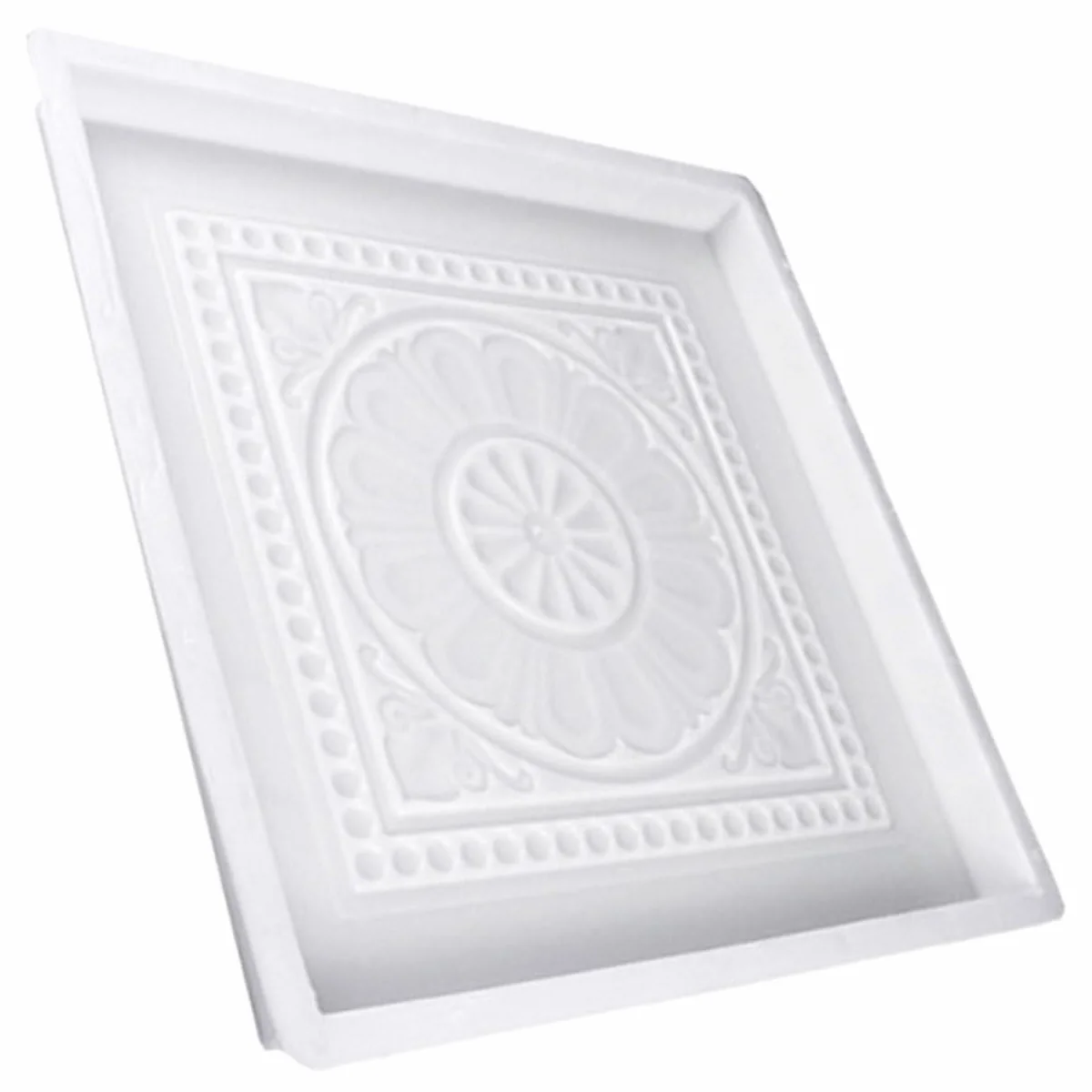 Bloques al Patios para Libre y Aire Fácil Rápida Molde de Estilo Antiguo Blanco, Plástico Resistente, Construcción